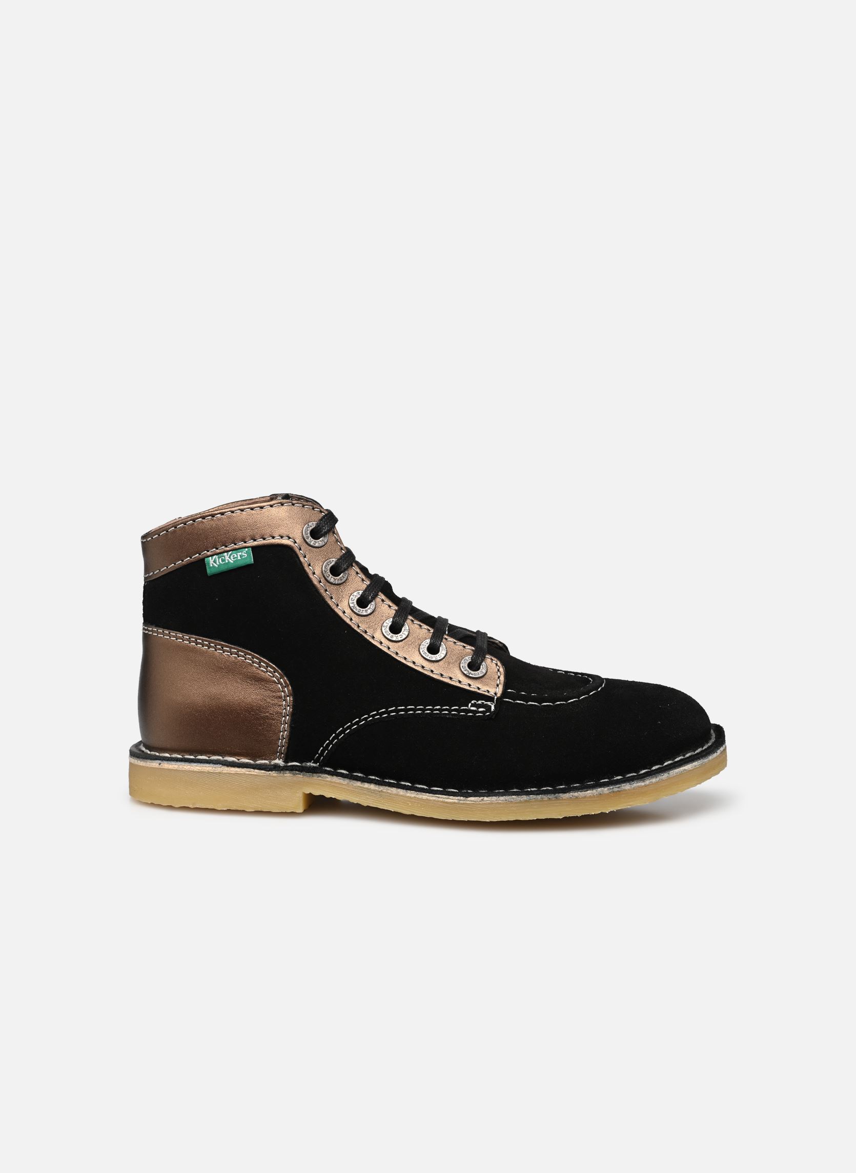 Bottines à lacets KICKLEGEND 2 femme noir Kickers Bottines à lacets KICKLEGEND 2 femme noir Noir/Bronze