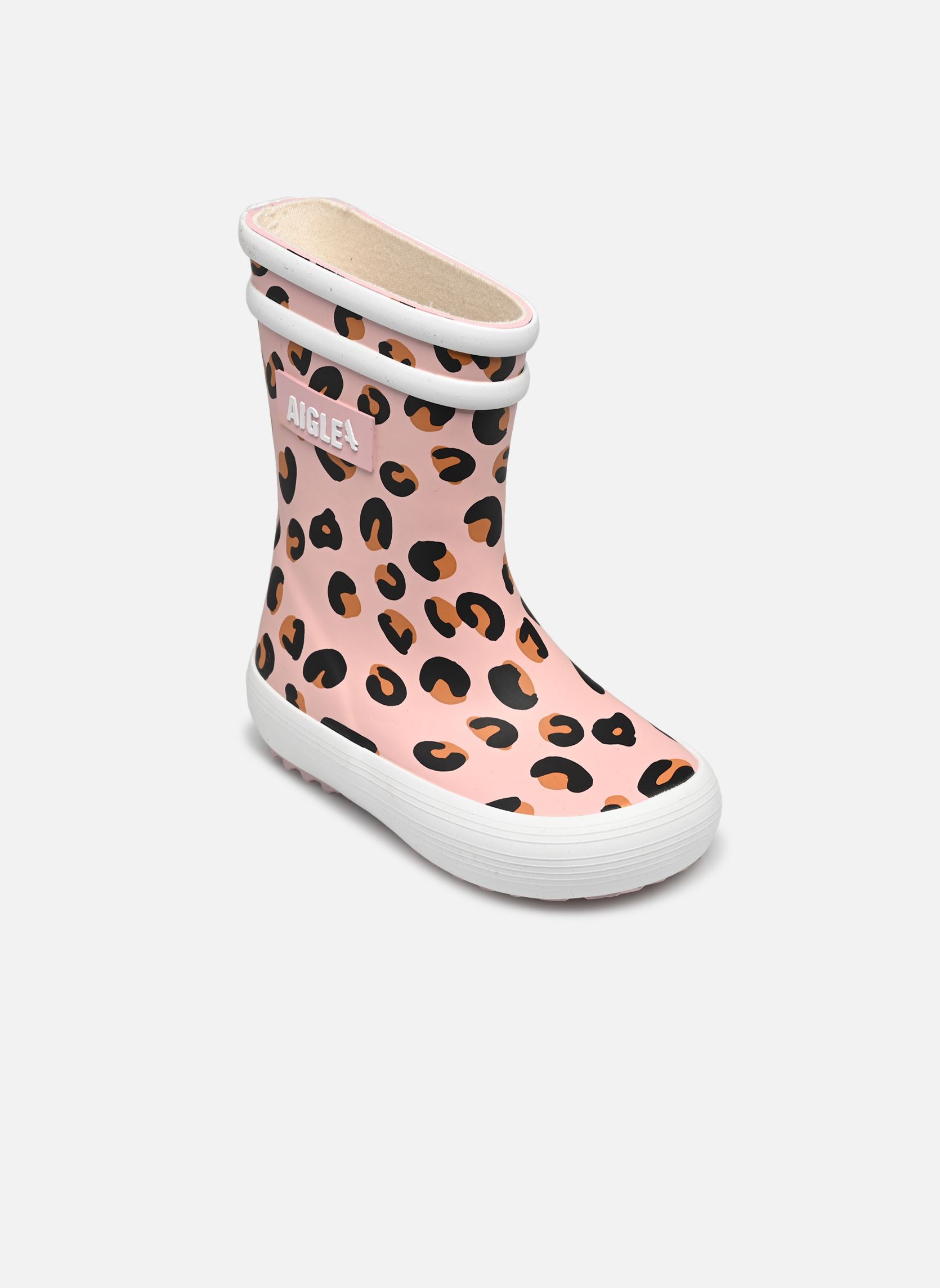 Bottes De Pluie Aigle Baby Flac - Mixte Enfant, Semelle Plate, Enfiler Facile, Modèle Basique