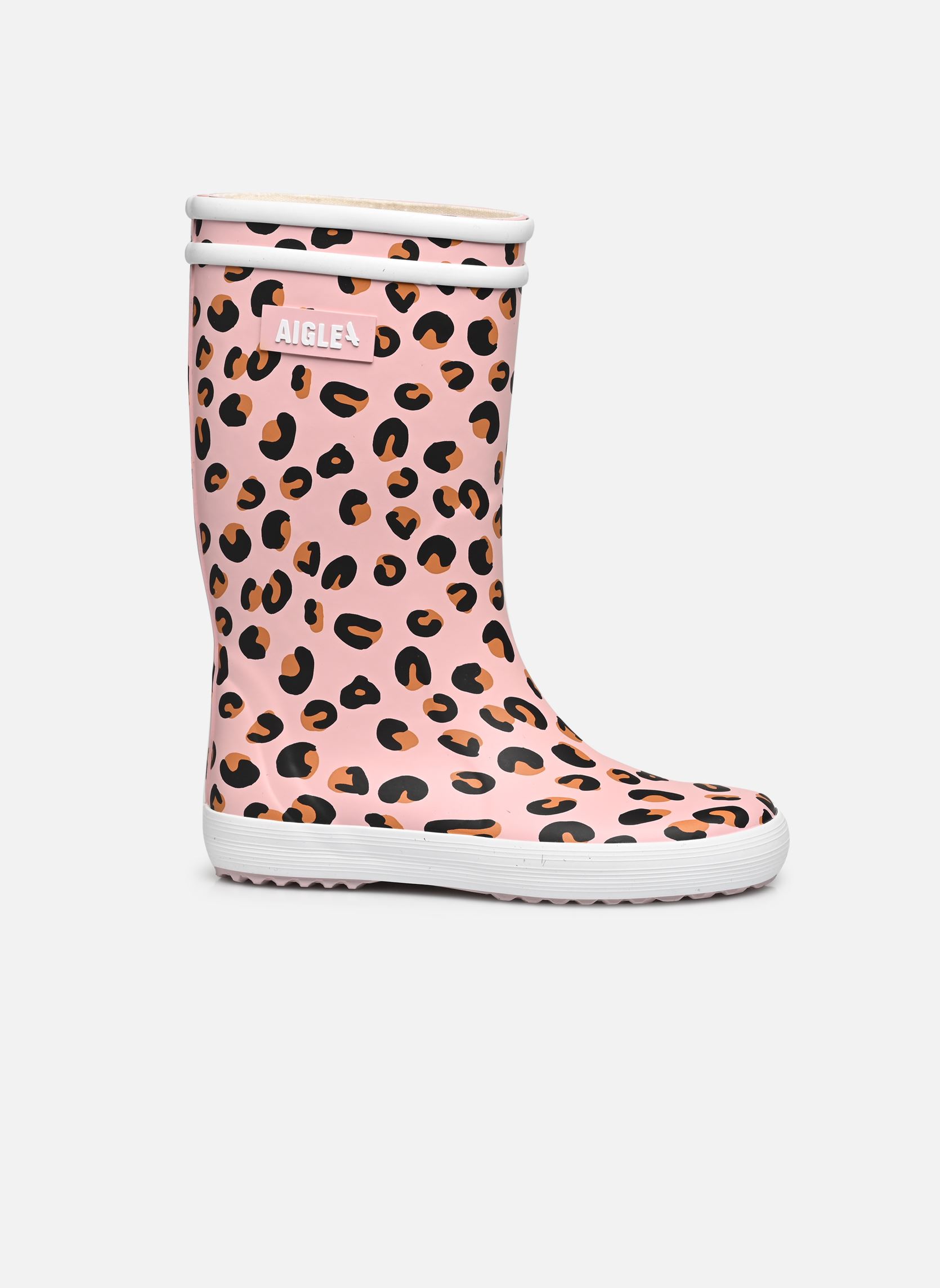 Botas para la lluvia Lolly Pop Play3 rosa Aigle Botas para la lluvia Lolly Pop Play3 rosa Leopard 2
