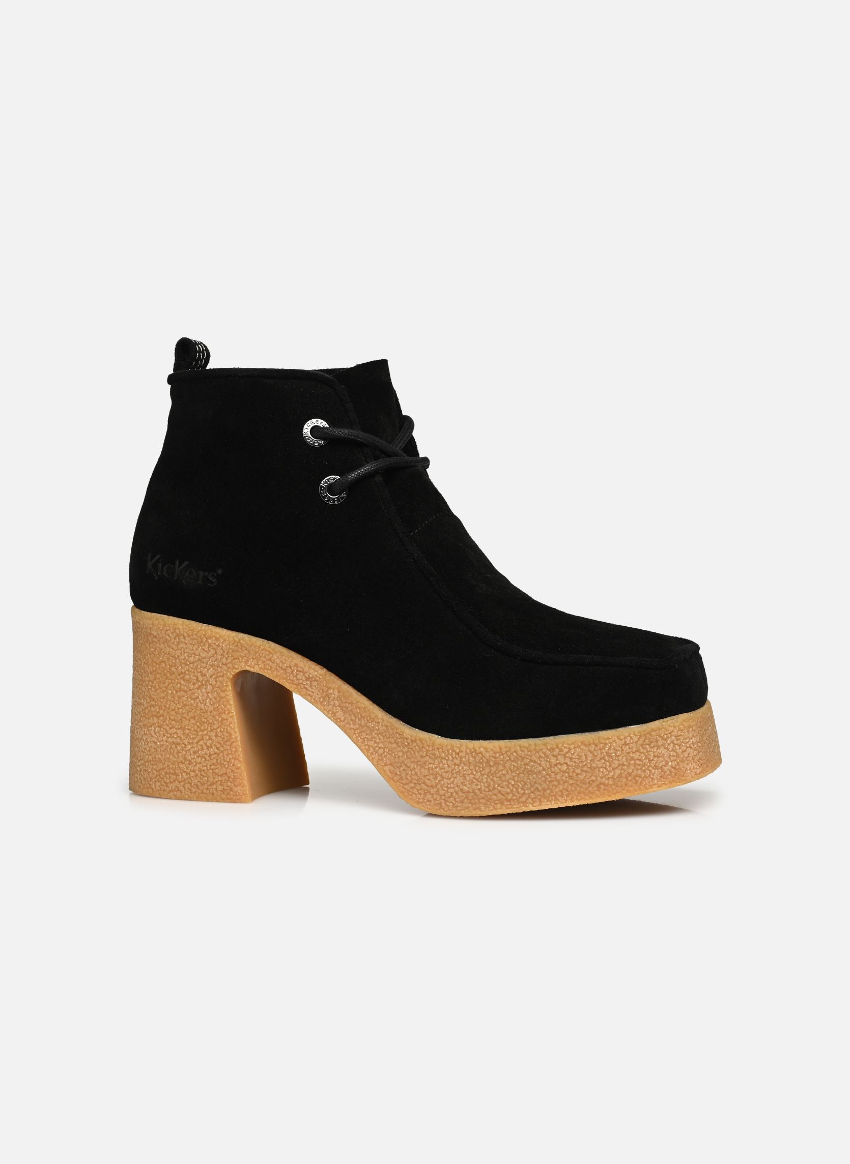 Bottines à lacets KICK CLAIRE femme noir Kickers Bottines à lacets KICK CLAIRE femme noir Noir