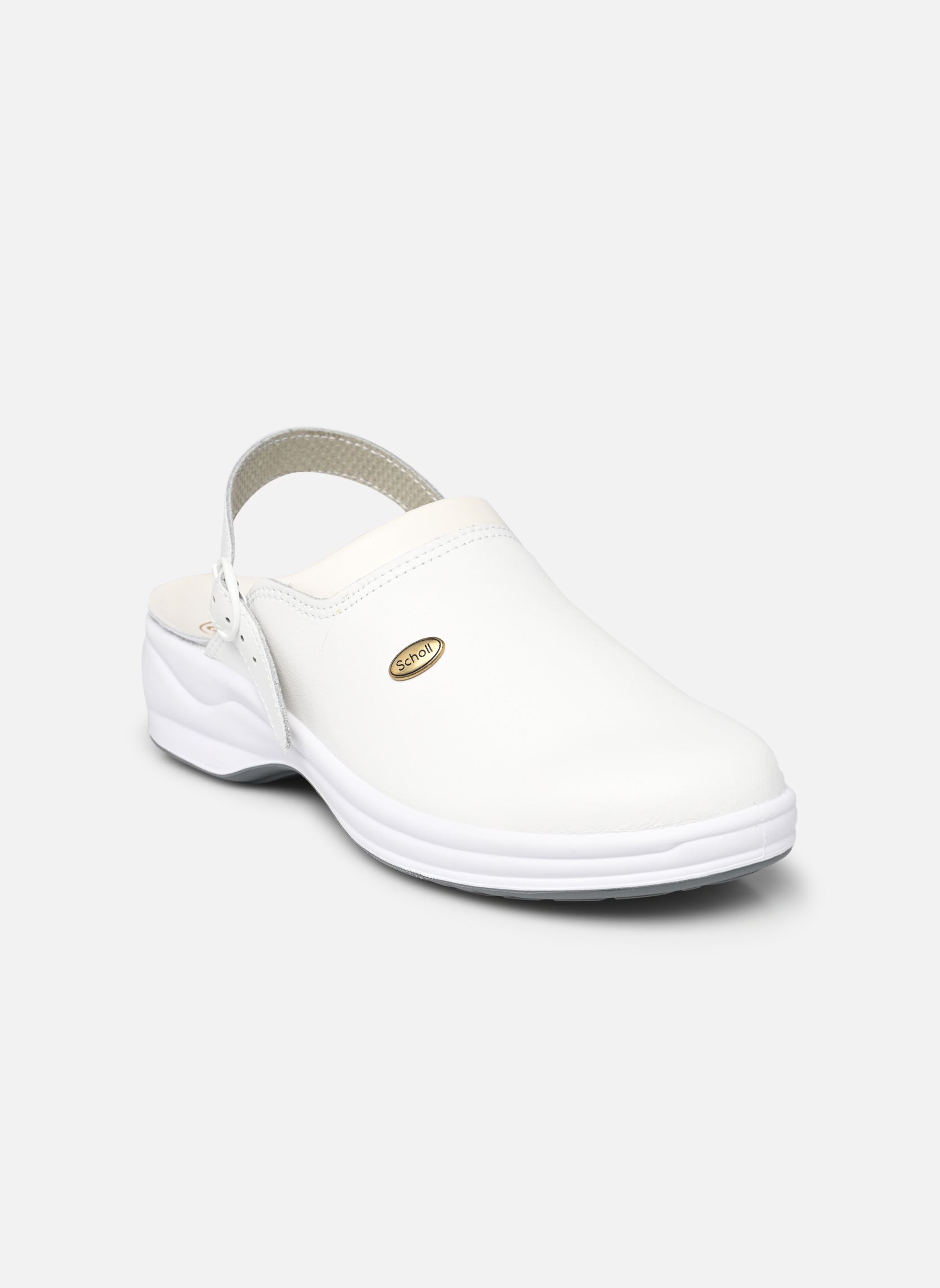 Mules NEW BONUS UnP M hombre blanco Scholl Mules NEW BONUS UnP M hombre blanco White