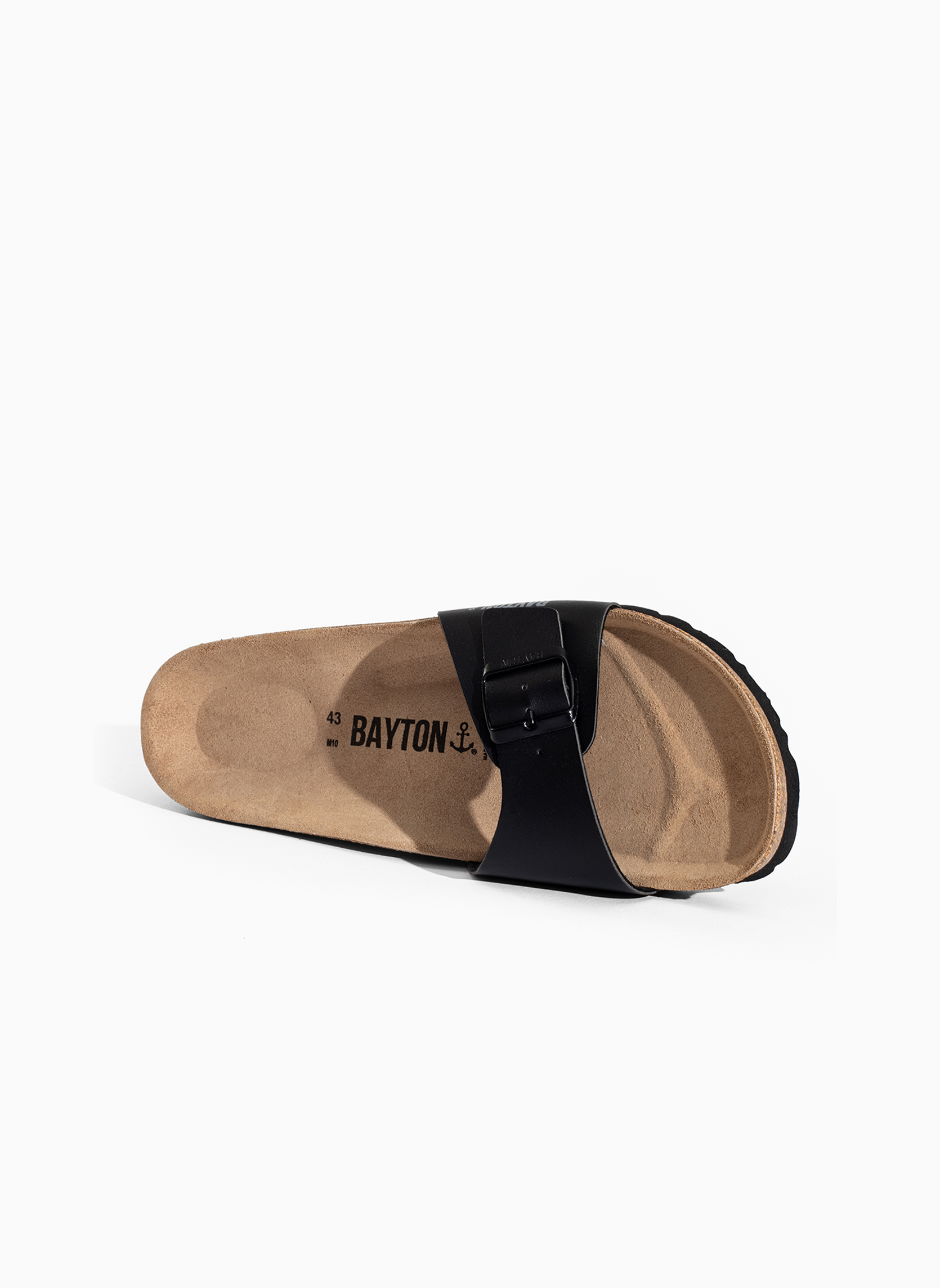 Mules ZEPHYR homme noir Bayton Mules ZEPHYR homme noir Noir