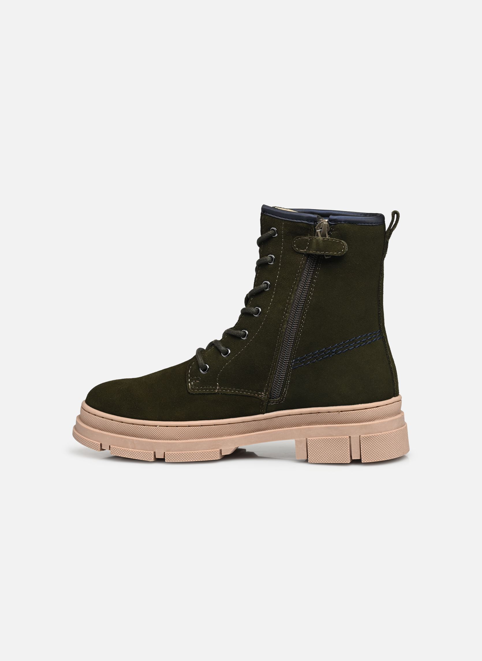 Stiefeletten / Ankle Boots KICK GOJI mädchen grün Kickers Stiefeletten / Ankle Boots KICK GOJI mädchen grün KAKI MARINE