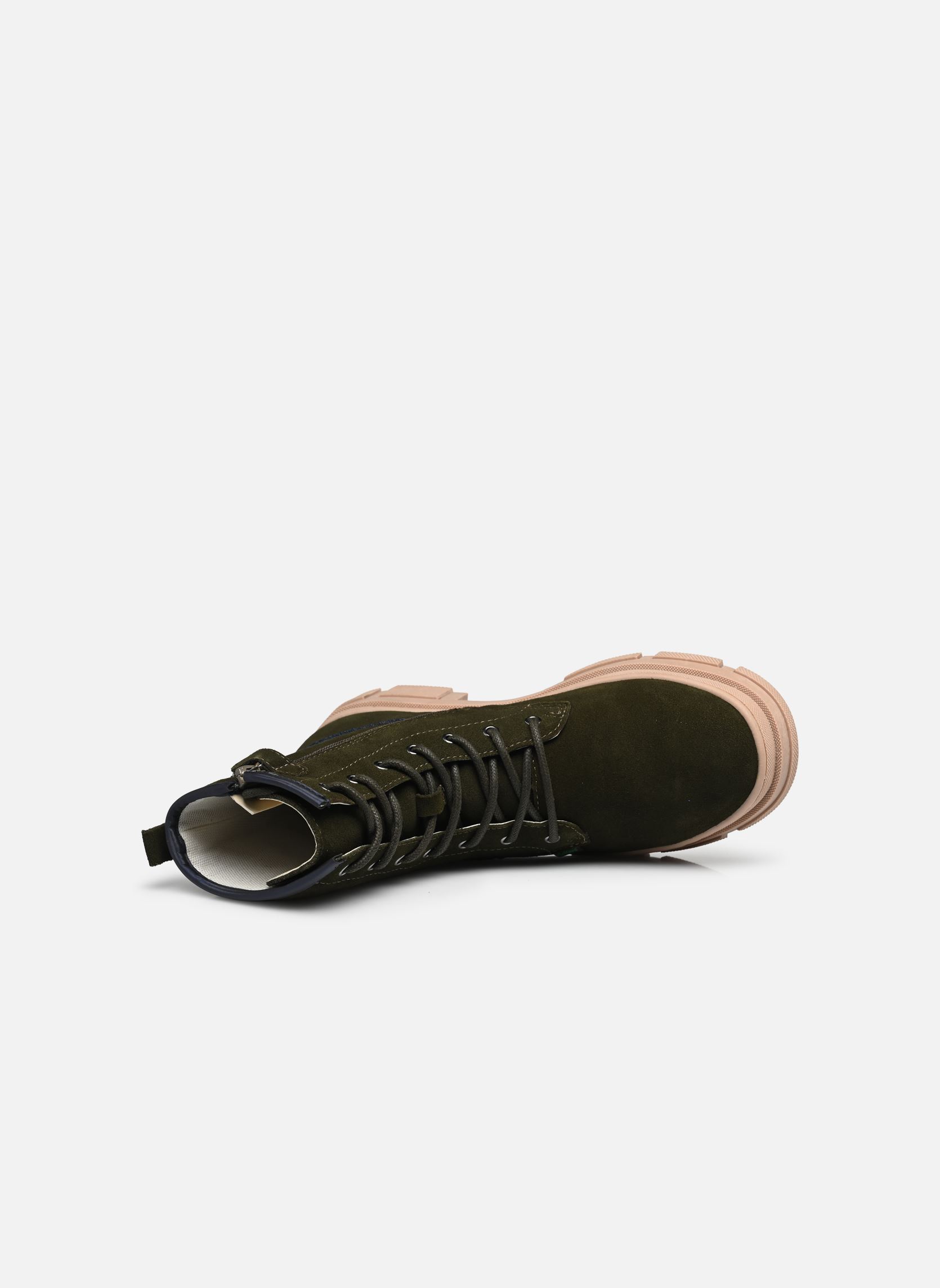 Stiefeletten / Ankle Boots KICK GOJI mädchen grün Kickers Stiefeletten / Ankle Boots KICK GOJI mädchen grün KAKI MARINE