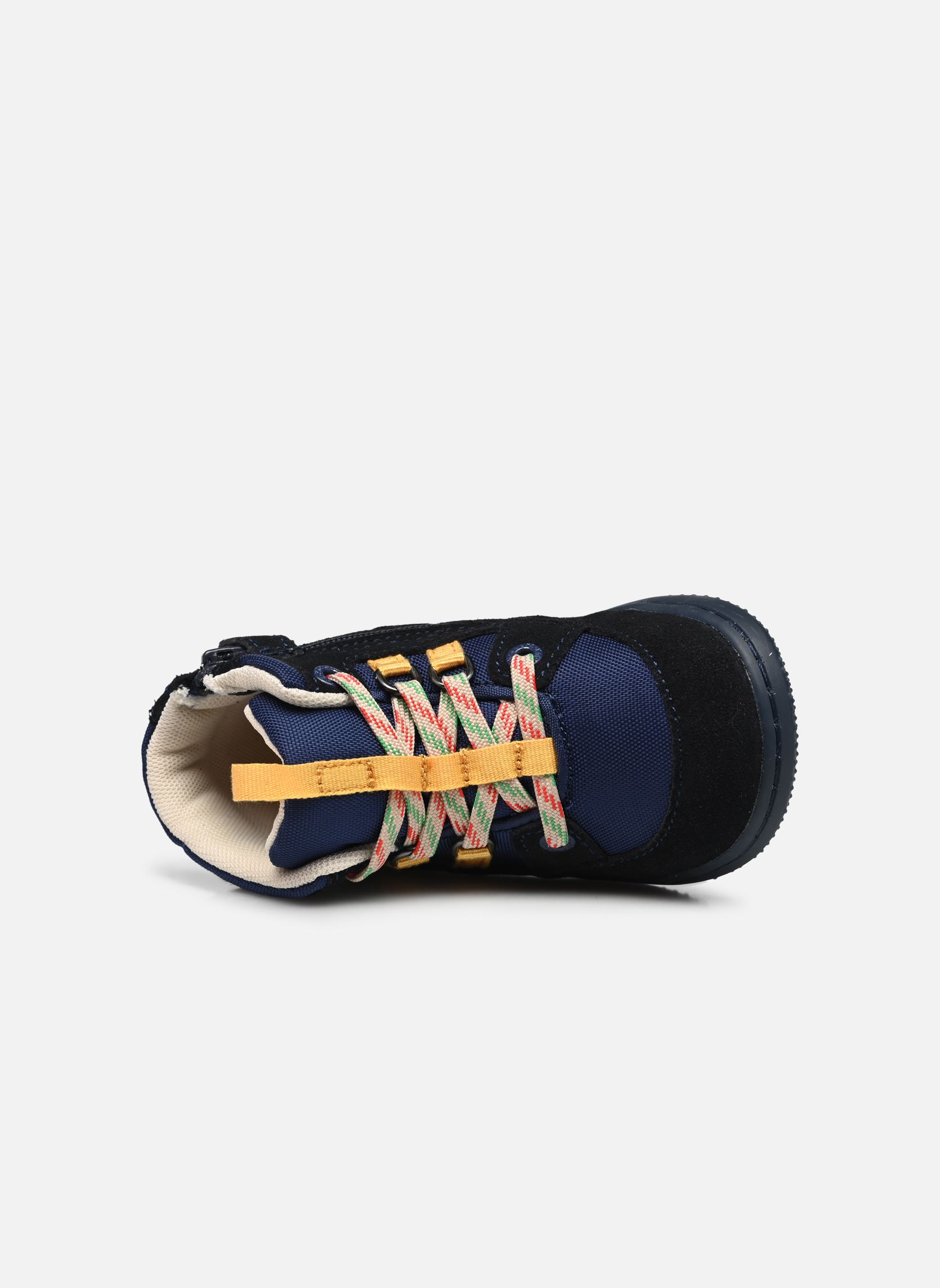 Stiefeletten / Ankle Boots KICKBUBBLO jungen blau Kickers Stiefeletten / Ankle Boots KICKBUBBLO jungen blau BLEU ORANGE