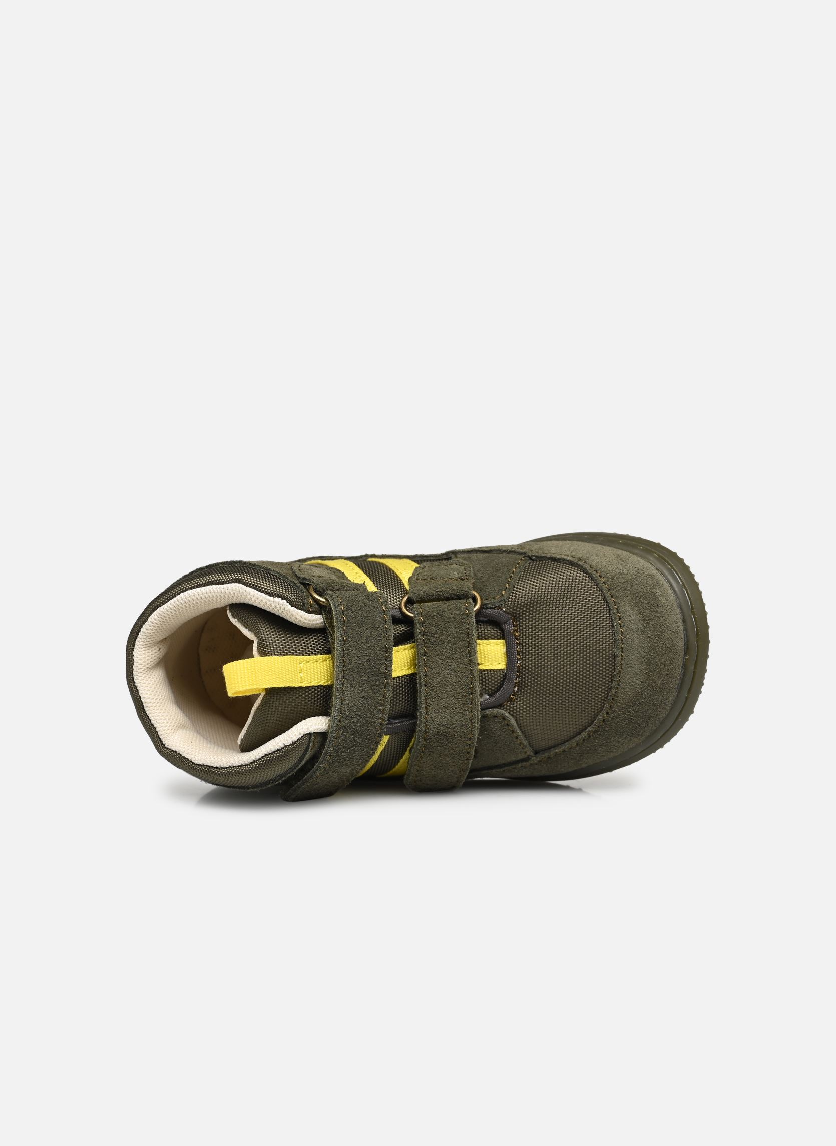 Bottines KICKBUBBLOKRO garçon vert Kickers Bottines KICKBUBBLOKRO garçon vert KAKI JAUNE