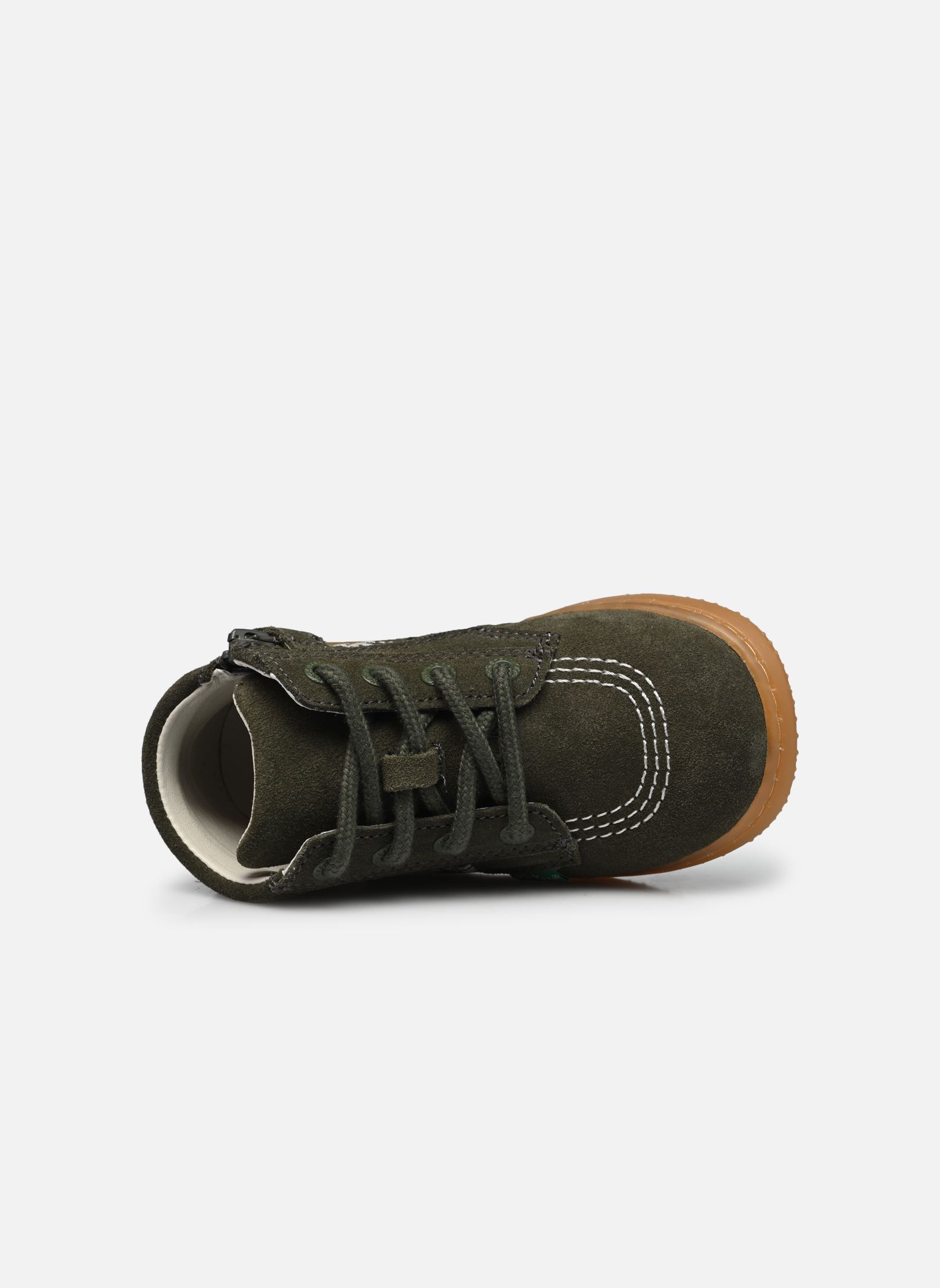 Chaussures premiers pas KICKBUBBLY garçon vert Kickers Chaussures premiers pas KICKBUBBLY garçon vert KAKI