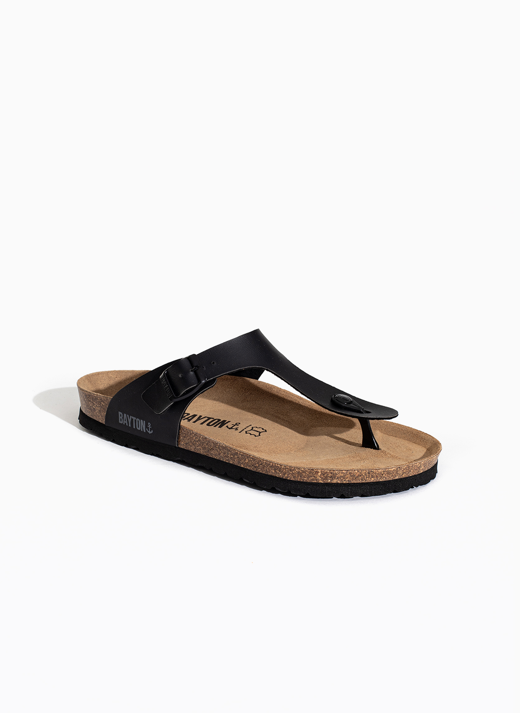 Mules MERCURE homme noir Bayton Mules MERCURE homme noir Noir