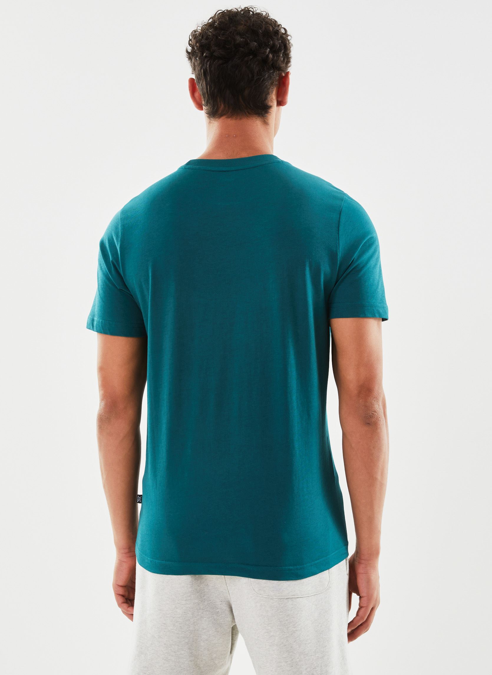 Tee-shirts manches courtes Ess+ 2 Col Small Logo Tee homme vert Puma Tee-shirts manches courtes Ess+ 2 Col Small Logo Tee homme vert Malachite