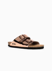 Mules Sandales ATLAS pour femme Or femme noir