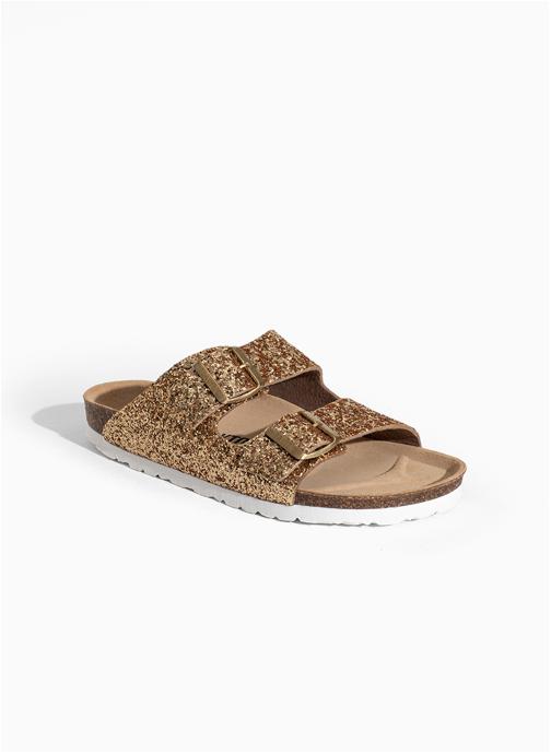 Bayton Mules Sandales ATLAS pour femme Champagne femme or et bronze