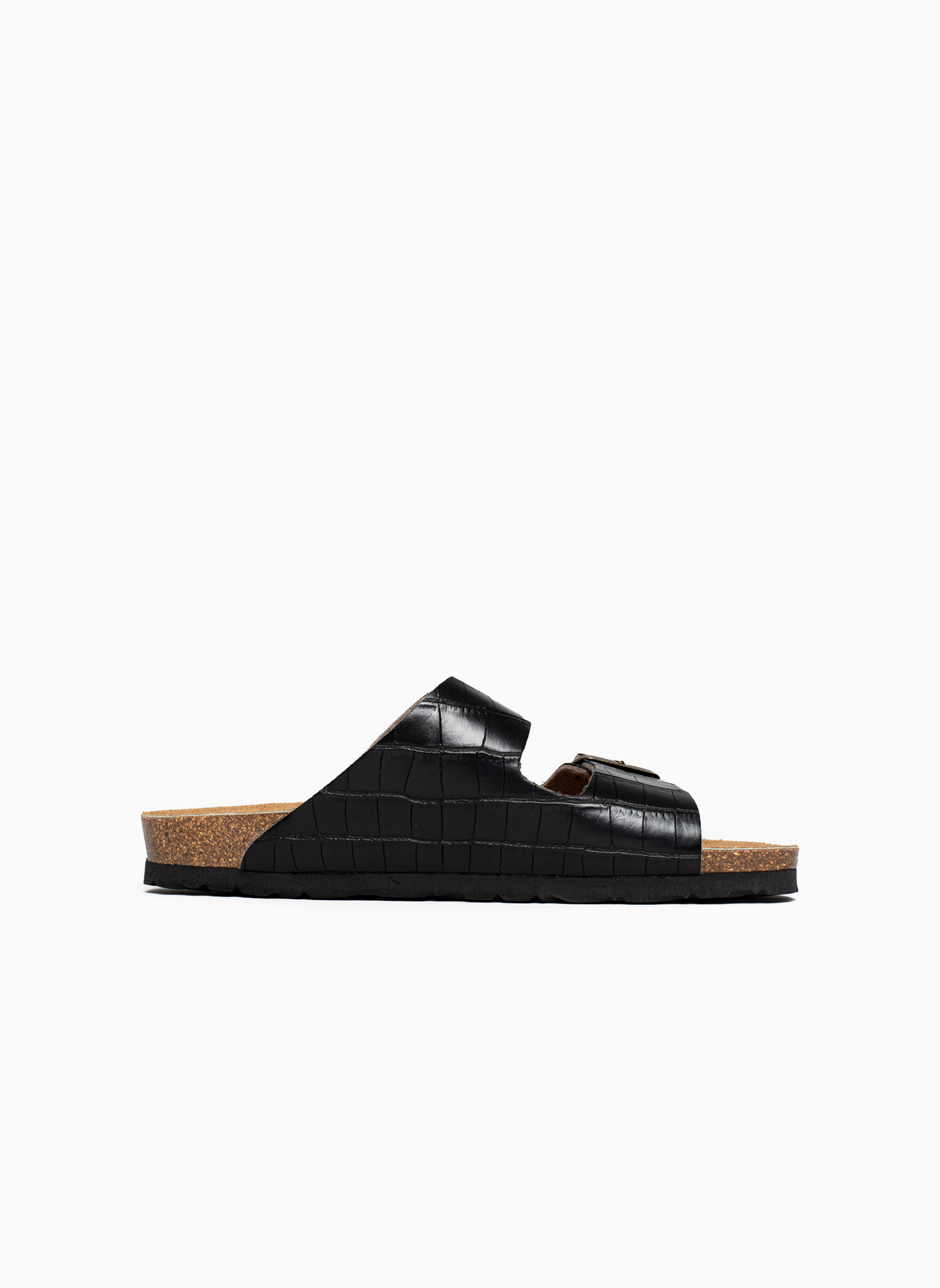 Mules Sandales ATLAS pour femme Or femme noir Bayton Mules Sandales ATLAS pour femme Or femme noir Noir