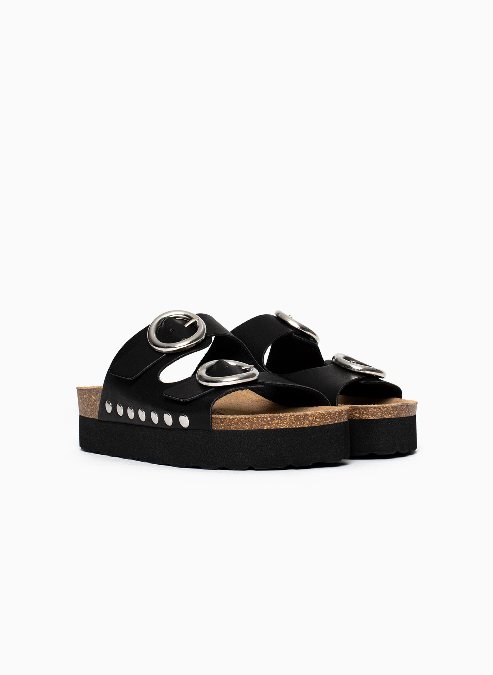 Mules BARCELONE femme noir Bayton Mules BARCELONE femme noir Noir