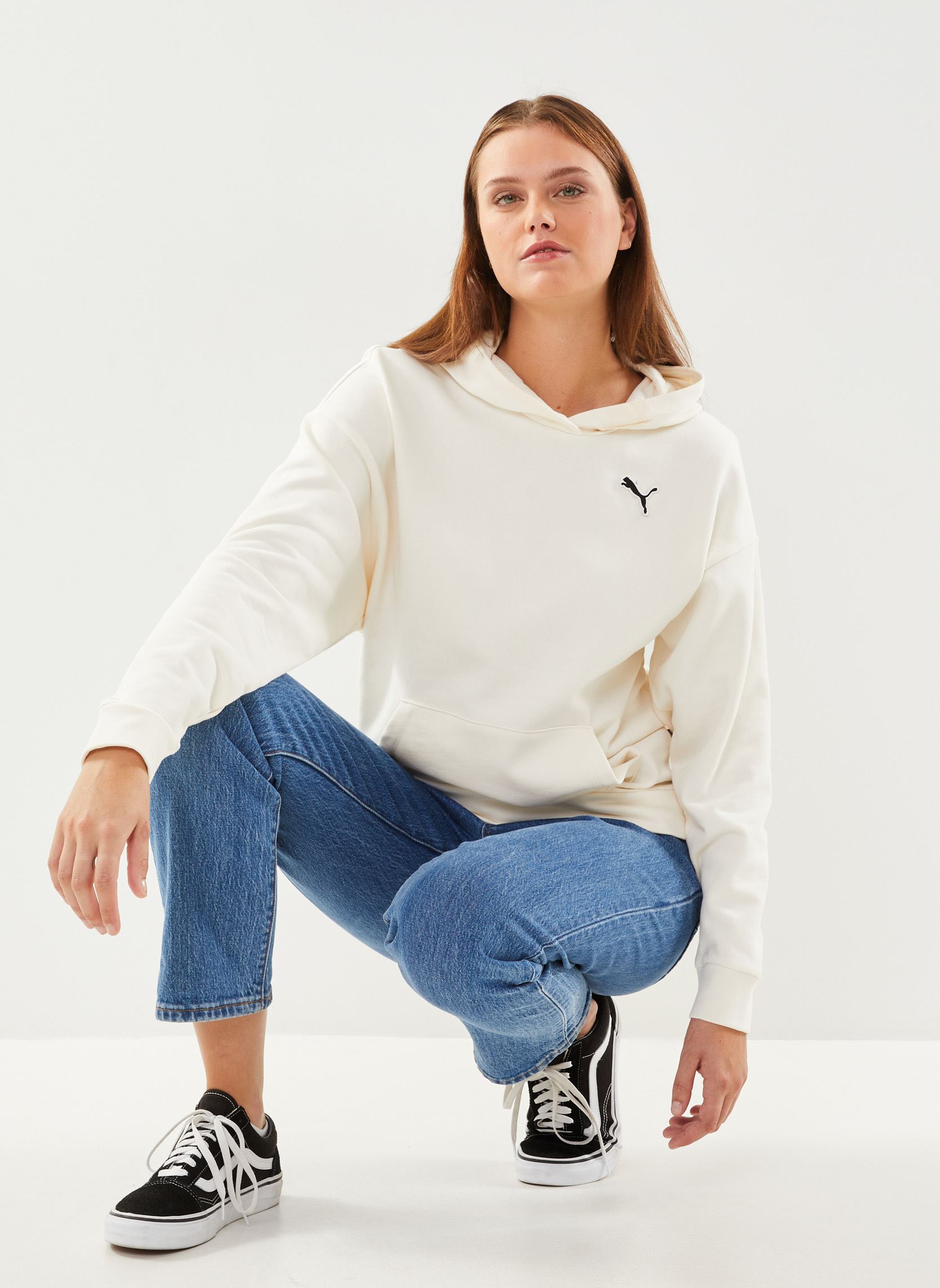 Felpe con cappuccio Better Essentiels Hoodie Fl donna bianco Puma Felpe con cappuccio Better Essentiels Hoodie Fl donna bianco NO COLOR