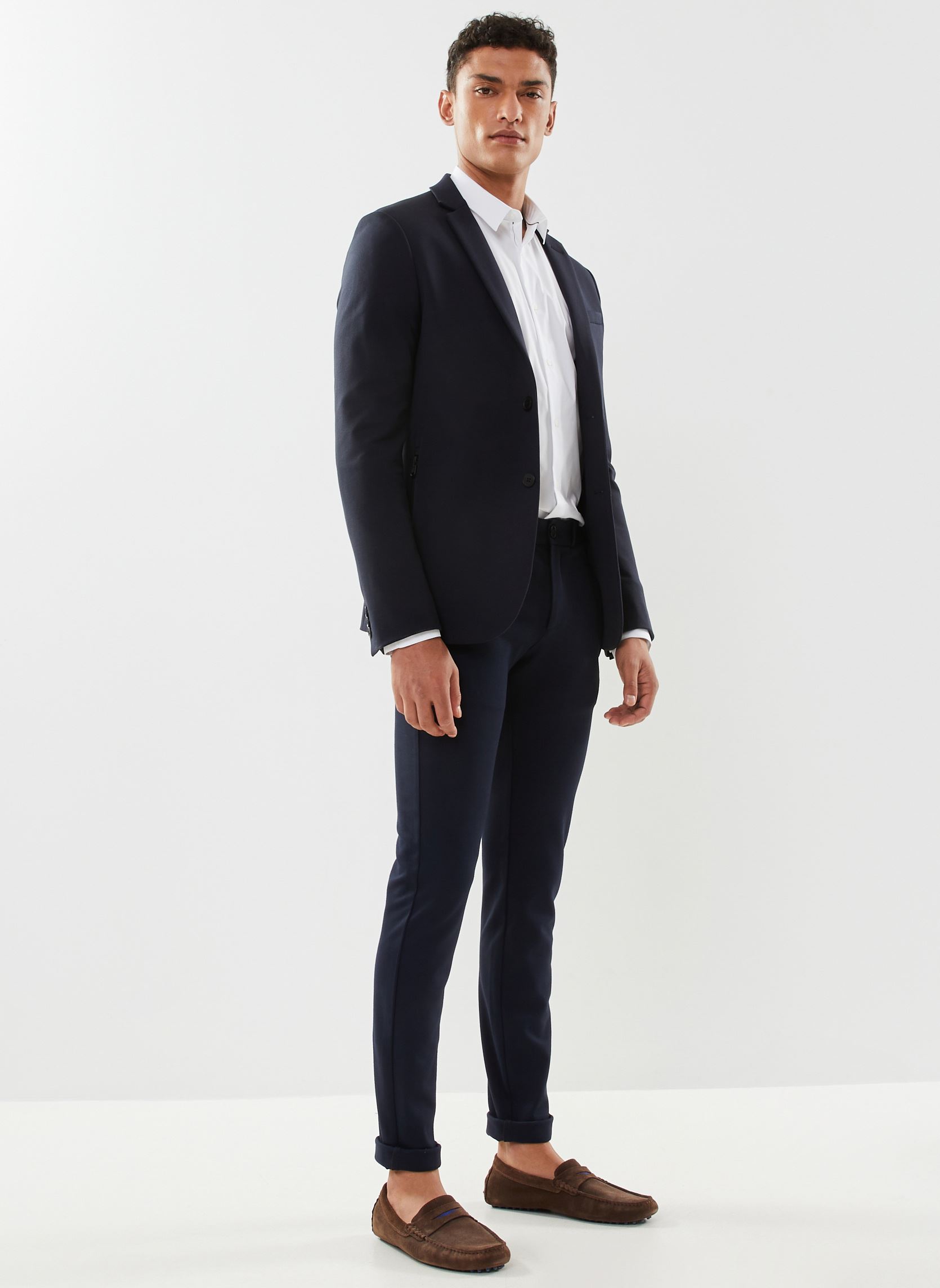 Jacketts / Sakkos MQ40013 herren blau IKKS Men Jacketts / Sakkos MQ40013 herren blau MARINE