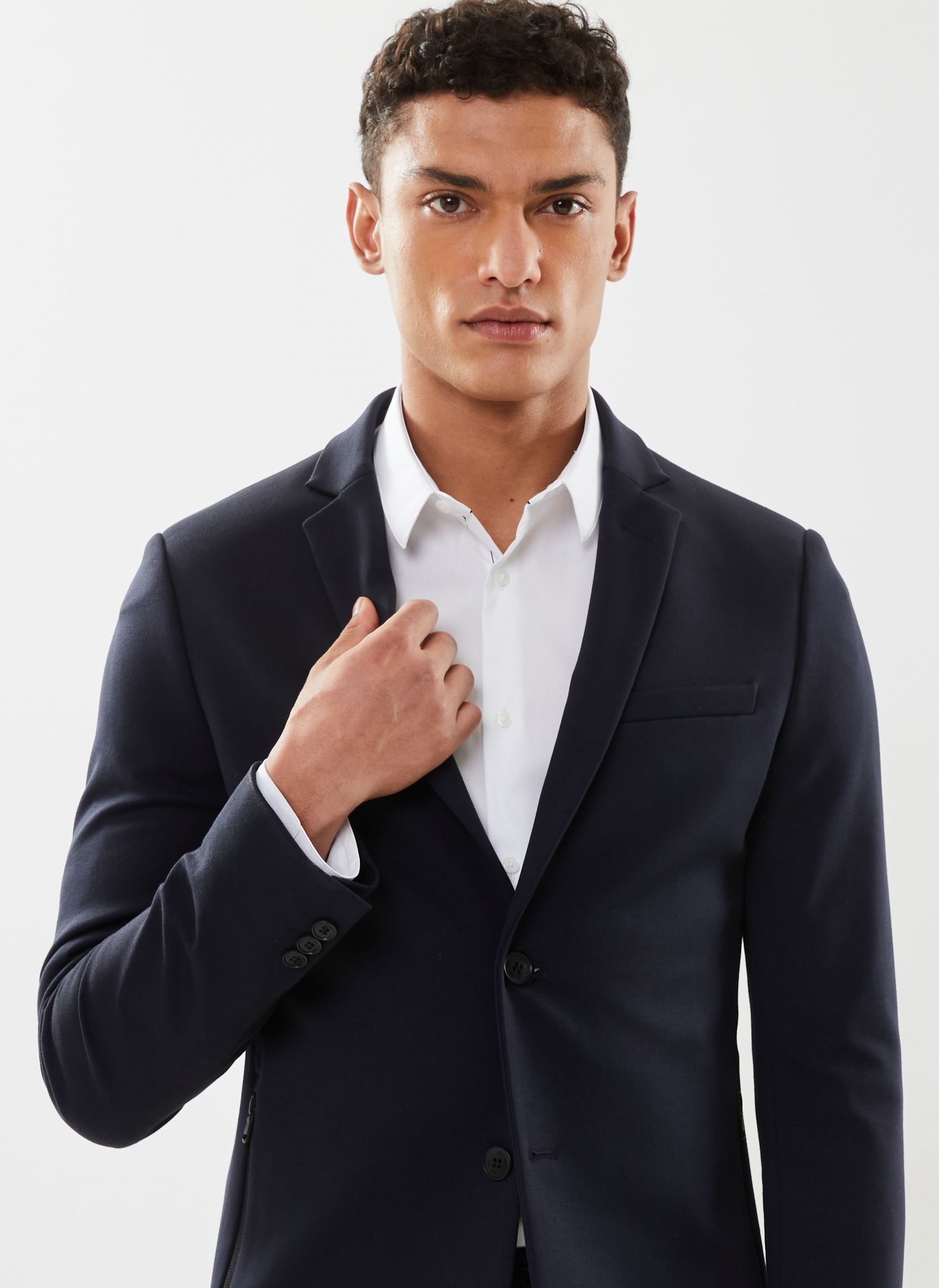 Jacketts / Sakkos MQ40013 herren blau IKKS Men Jacketts / Sakkos MQ40013 herren blau MARINE