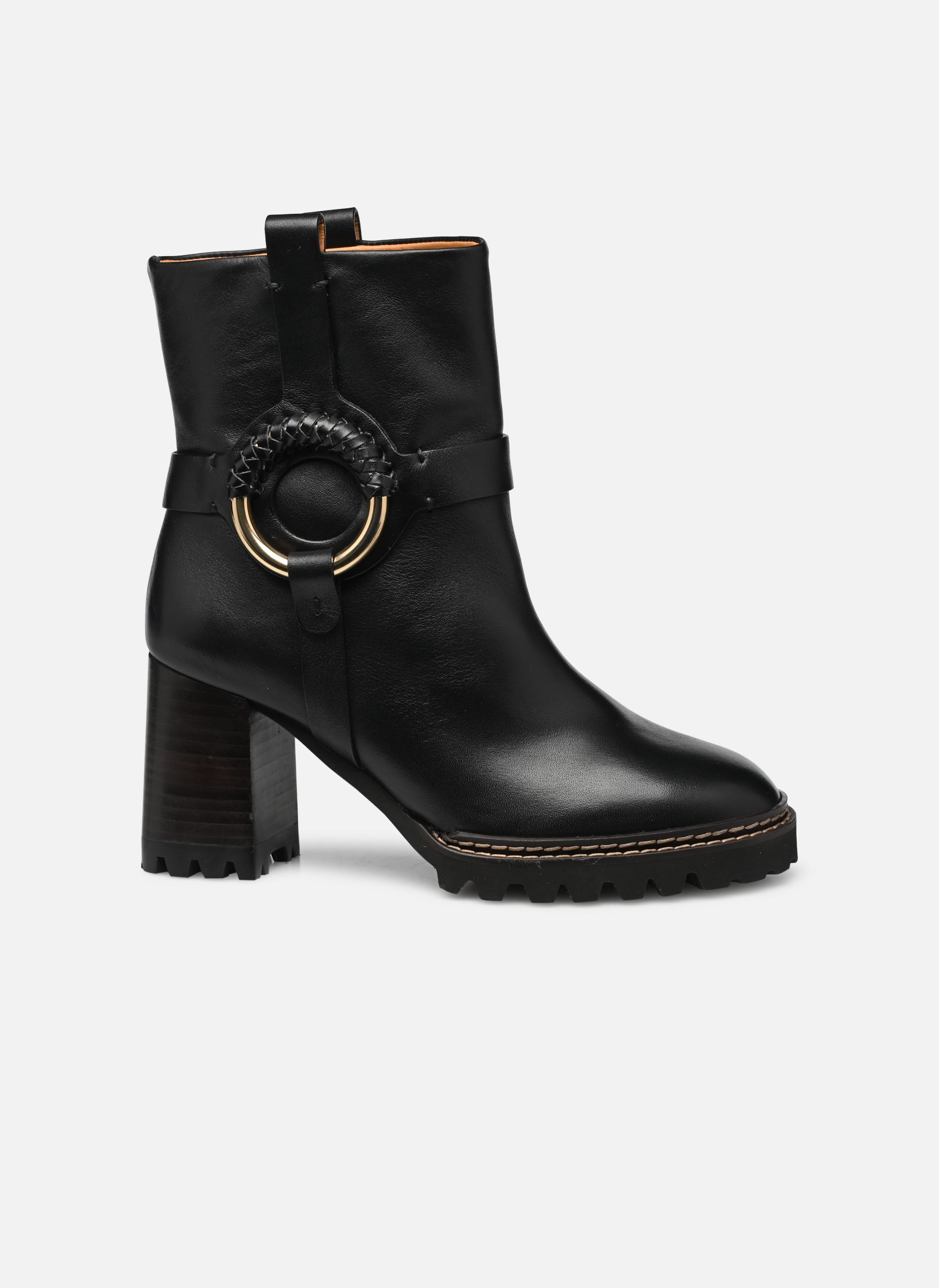 Stivaletti con lacci Hana Half Boot donna nero See by Chloé Stivaletti con lacci Hana Half Boot donna nero BLACK
