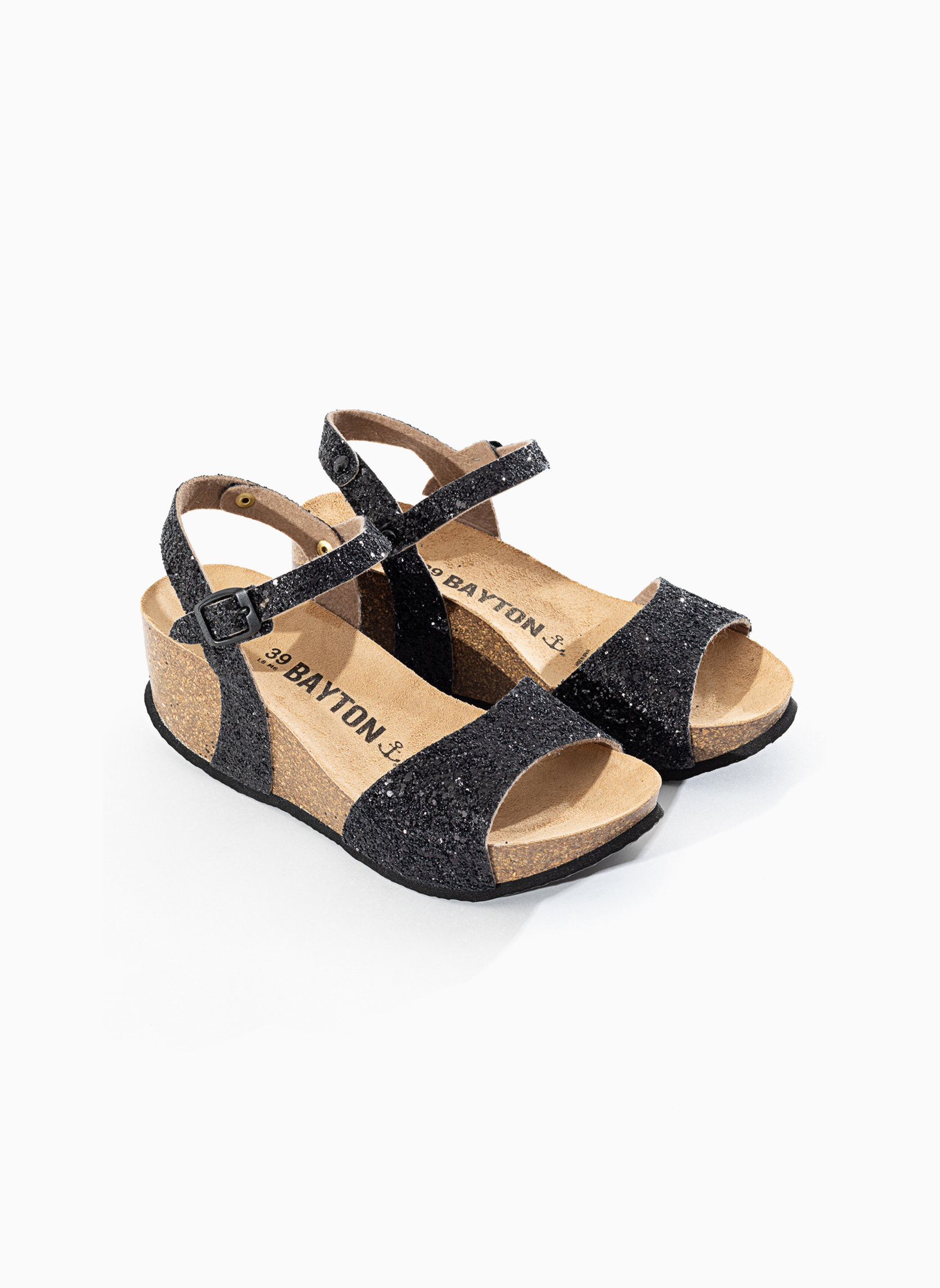 Sandales MAYA femme noir Bayton Sandales MAYA femme noir Noir