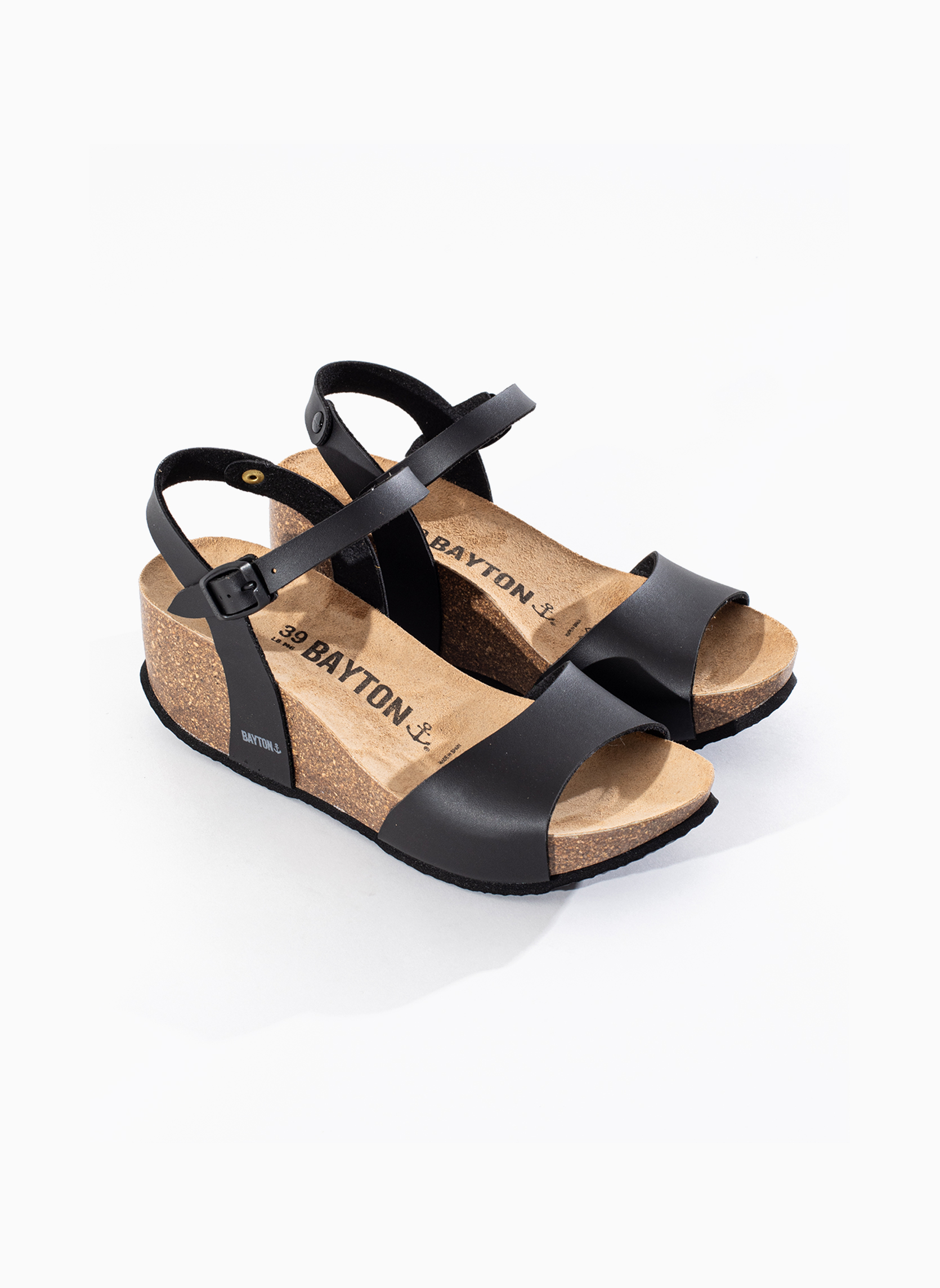 Sandales MAYA femme noir Bayton Sandales MAYA femme noir Noir