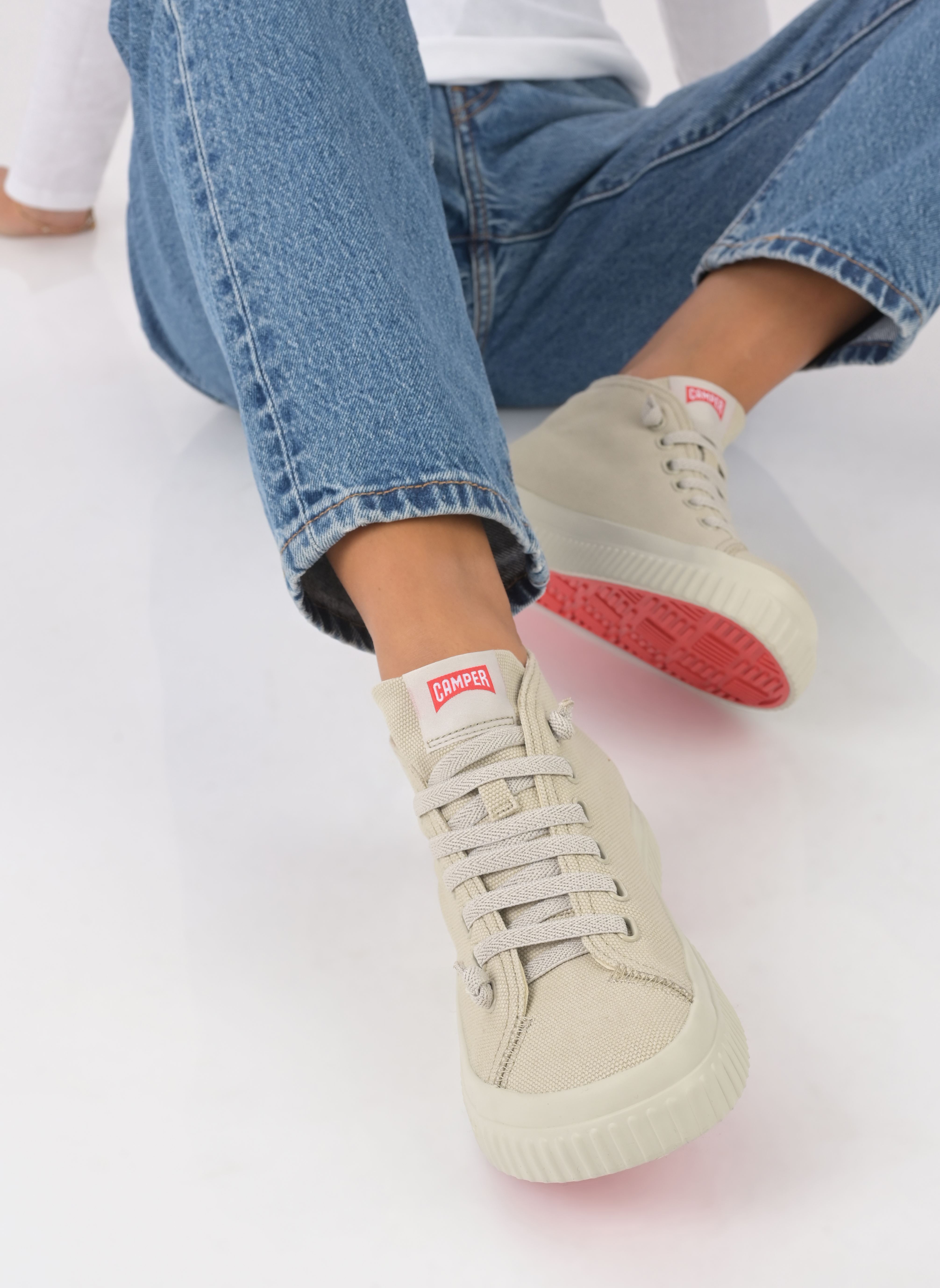 Leinen-Sneaker Peu K400742 damen grau Camper Leinen-Sneaker Peu K400742 damen grau Gris