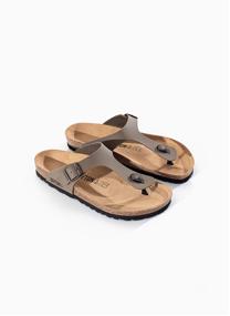 Tongs MERCURE homme marron Bayton Tongs MERCURE homme marron Taupe