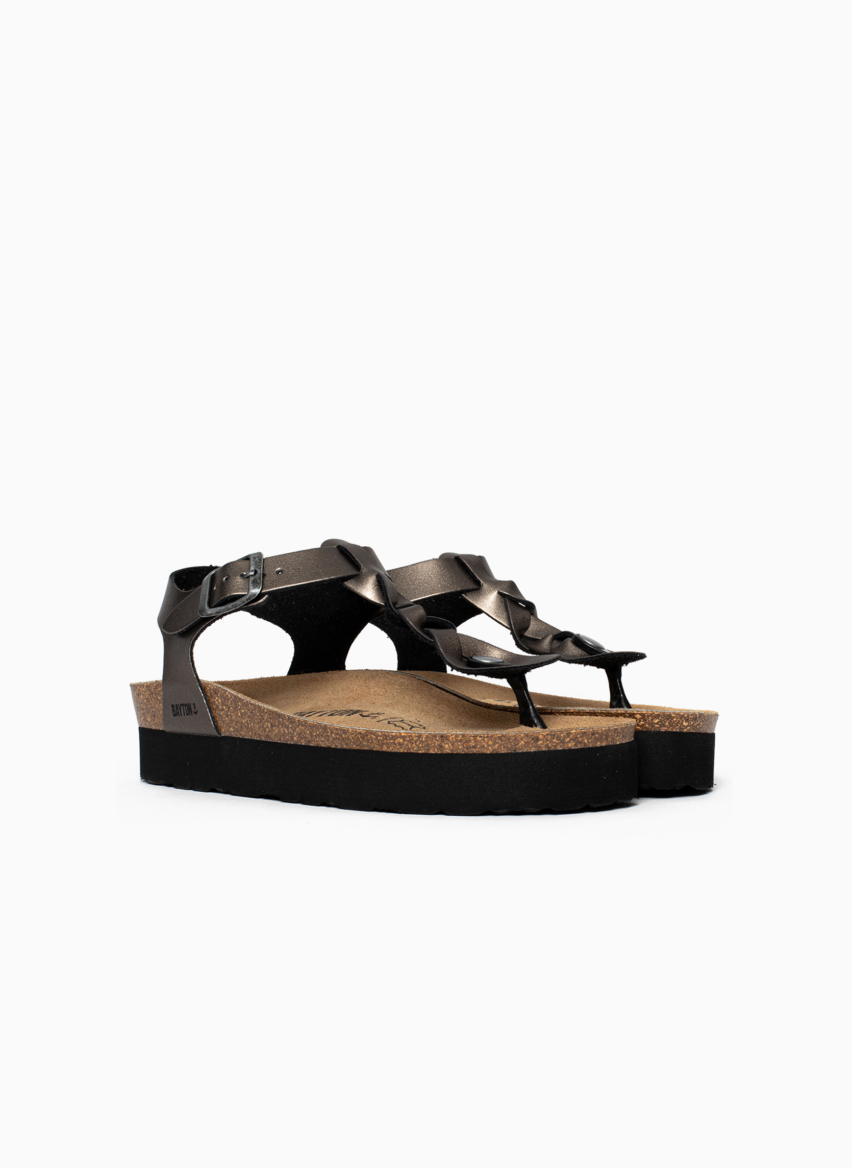 Mules BADAJOZ femme marron Bayton Mules BADAJOZ femme marron Marron foncé
