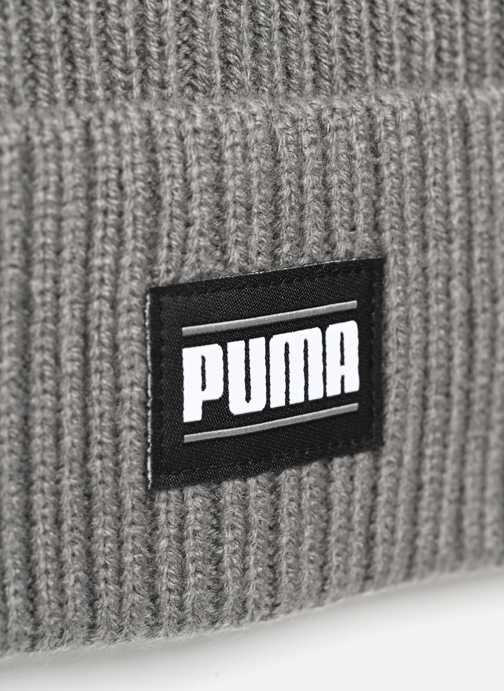 Mutsen Ribbed Classic Cuff Beanie grijs Puma Mutsen Ribbed Classic Cuff Beanie grijs Smoked pearl