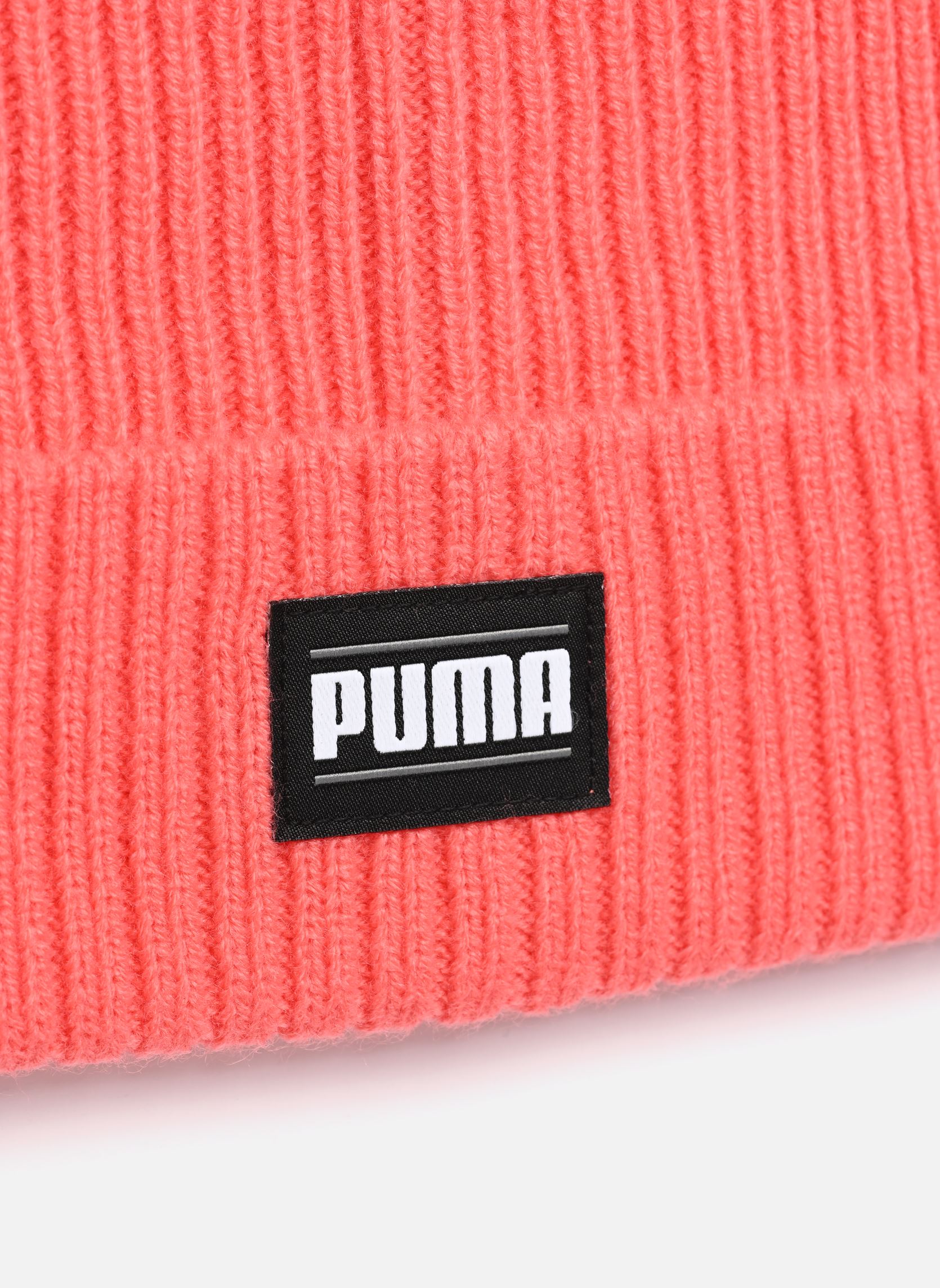 Bonnets Ribbed Classic Cuff Beanie femme rose Puma Bonnets Ribbed Classic Cuff Beanie femme rose Electric Blush