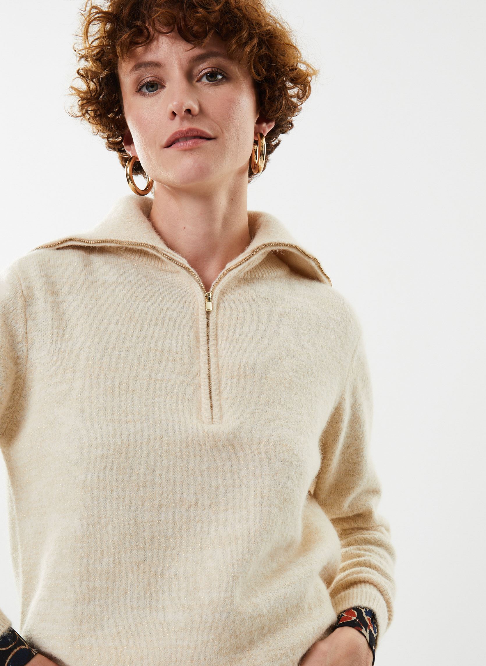 Pullover GARDA laine damen beige Georgia Rose Pullover GARDA laine damen beige 103 ECRU