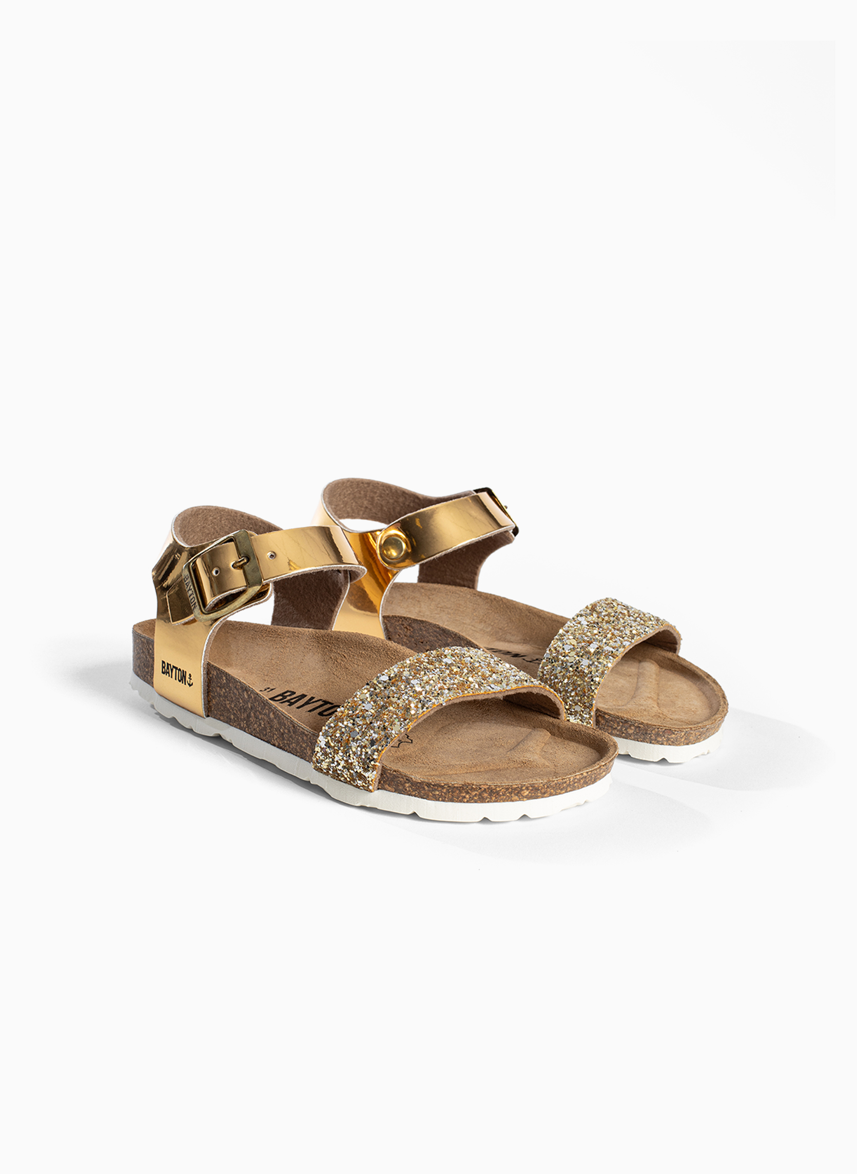 Sandales TYCHE fille or et bronze Bayton Sandales TYCHE fille or et bronze Or