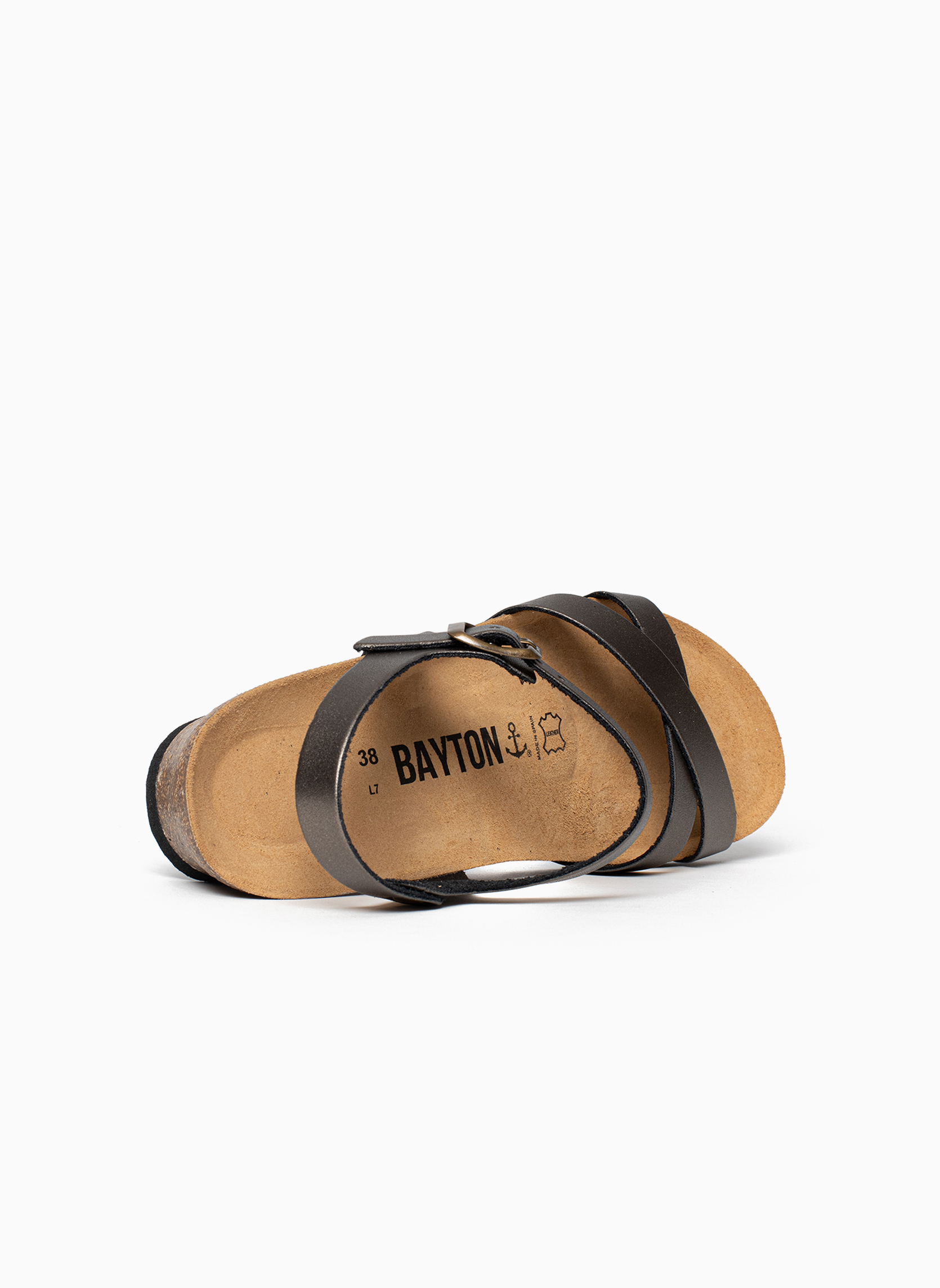 Sandales CANBERRA femme gris Bayton Sandales CANBERRA femme gris Gris