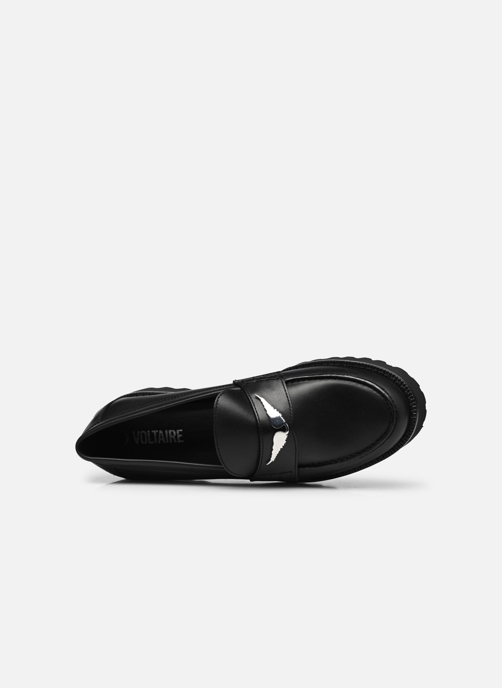 Mocassins Joecassin Semy-Shiny Calfskin femme noir Zadig & Voltaire Mocassins Joecassin Semy-Shiny Calfskin femme noir NOIR