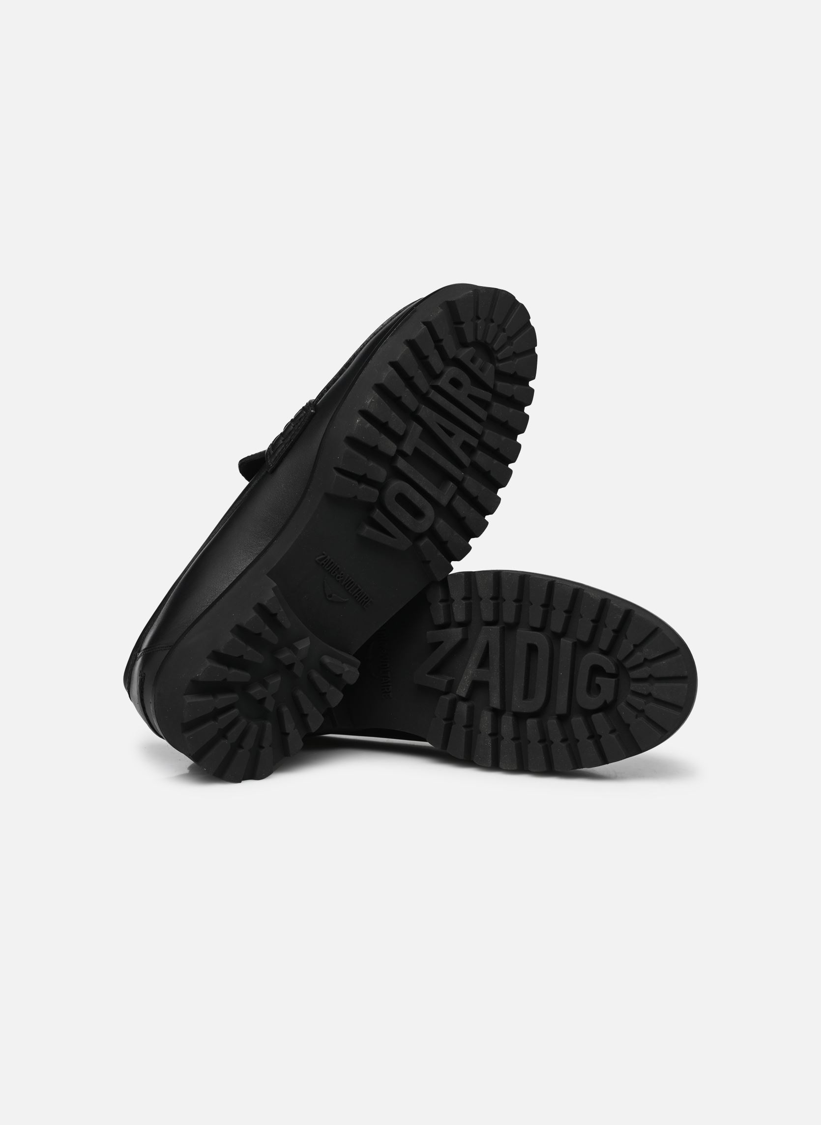 Mocassins Joecassin Semy-Shiny Calfskin femme noir Zadig & Voltaire Mocassins Joecassin Semy-Shiny Calfskin femme noir NOIR