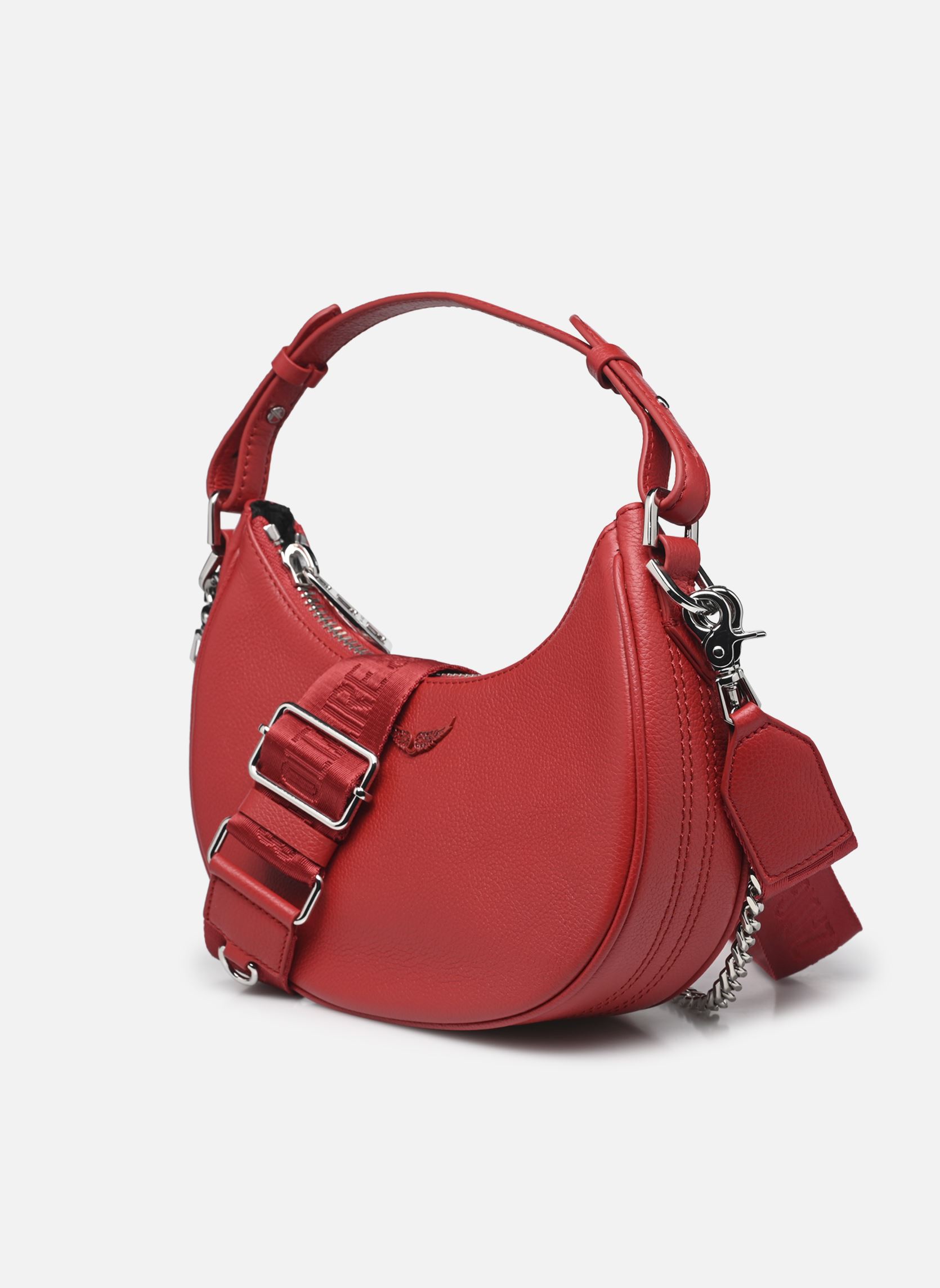 Borse a tracolla Moonrock Grained Leather donna rosso Zadig & Voltaire Borse a tracolla Moonrock Grained Leather donna rosso POWER