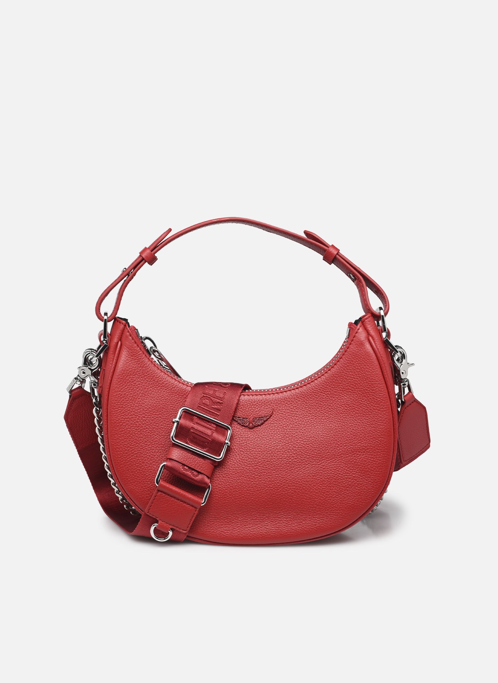 Borse a tracolla Moonrock Grained Leather donna rosso Zadig & Voltaire Borse a tracolla Moonrock Grained Leather donna rosso POWER