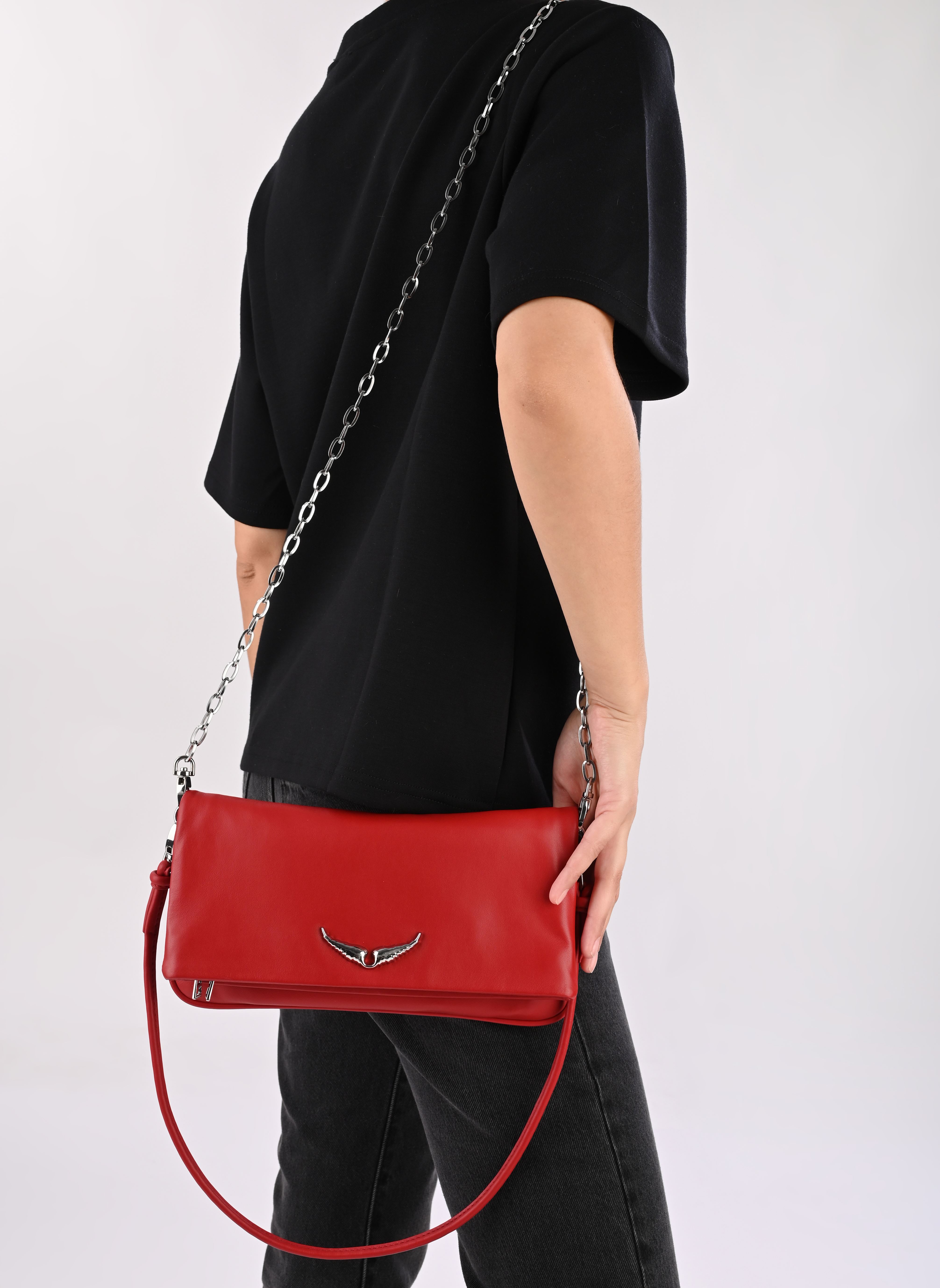 Umhängetaschen Rock Eternal Smooth Calfskin damen rot Zadig & Voltaire Umhängetaschen Rock Eternal Smooth Calfskin damen rot POWER