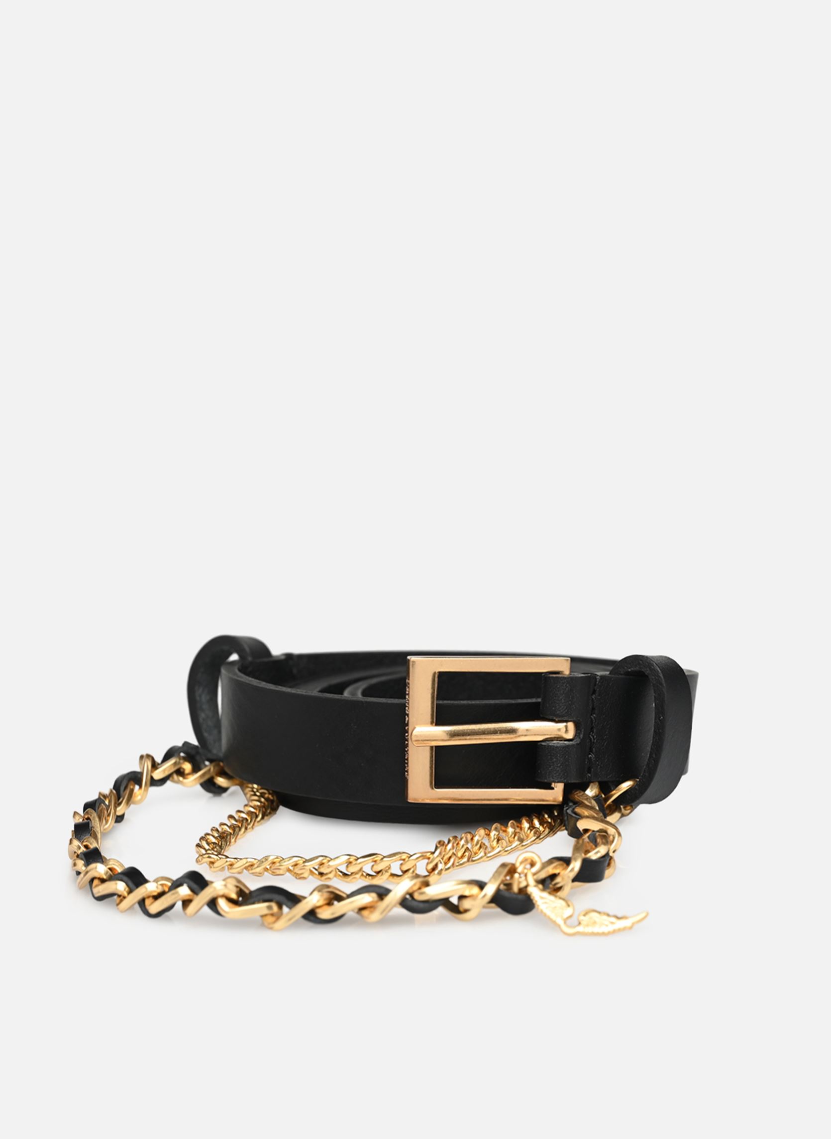 Ceintures Rock Chain Belt Leather femme noir Zadig & Voltaire Ceintures Rock Chain Belt Leather femme noir Noir