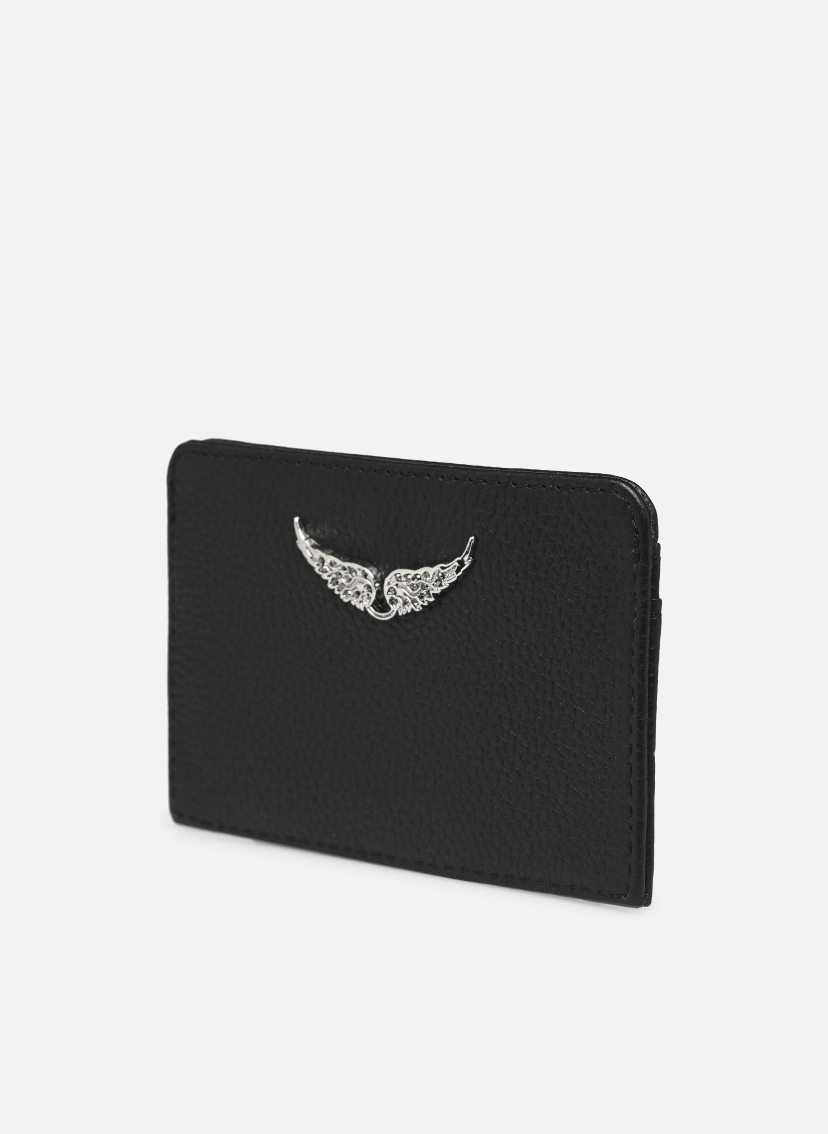 Kartenetui Zv Pass Grained Leather damen schwarz Zadig & Voltaire Kartenetui Zv Pass Grained Leather damen schwarz NOIR
