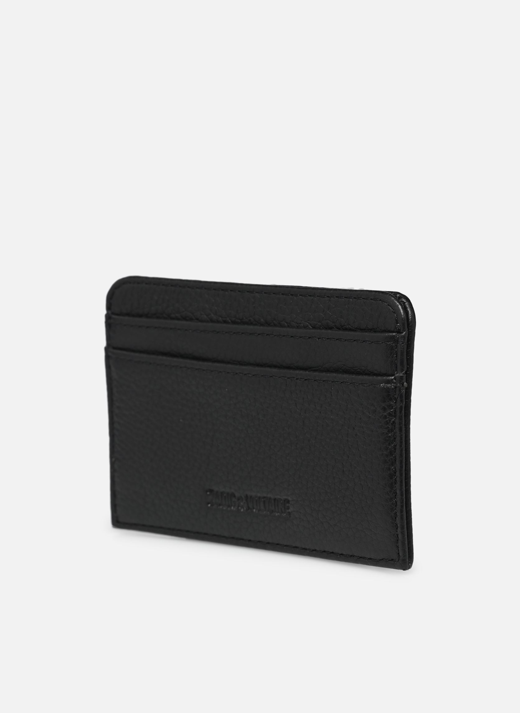 Kartenetui Zv Pass Grained Leather damen schwarz Zadig & Voltaire Kartenetui Zv Pass Grained Leather damen schwarz NOIR