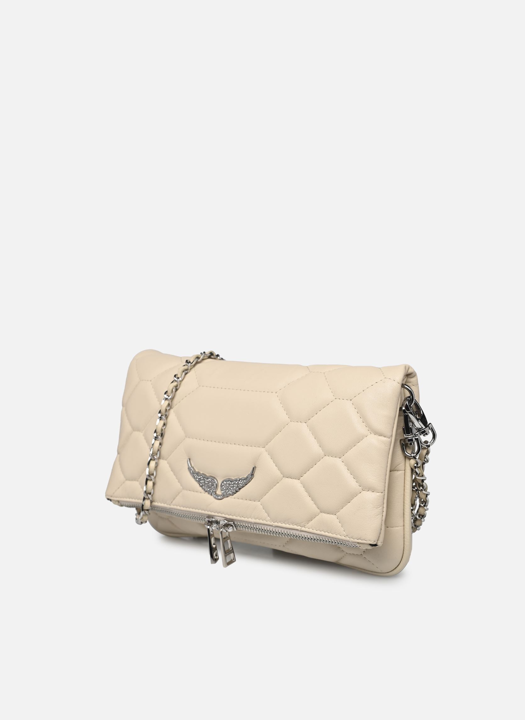 Schoudertassen Rock Xl Mat Scale dames beige Zadig & Voltaire Schoudertassen Rock Xl Mat Scale dames beige FLASH NEW