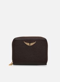Porte-monnaies Mini Zv Grained Leather femme marron Zadig & Voltaire Porte-monnaies Mini Zv Grained Leather femme marron BROWNIE