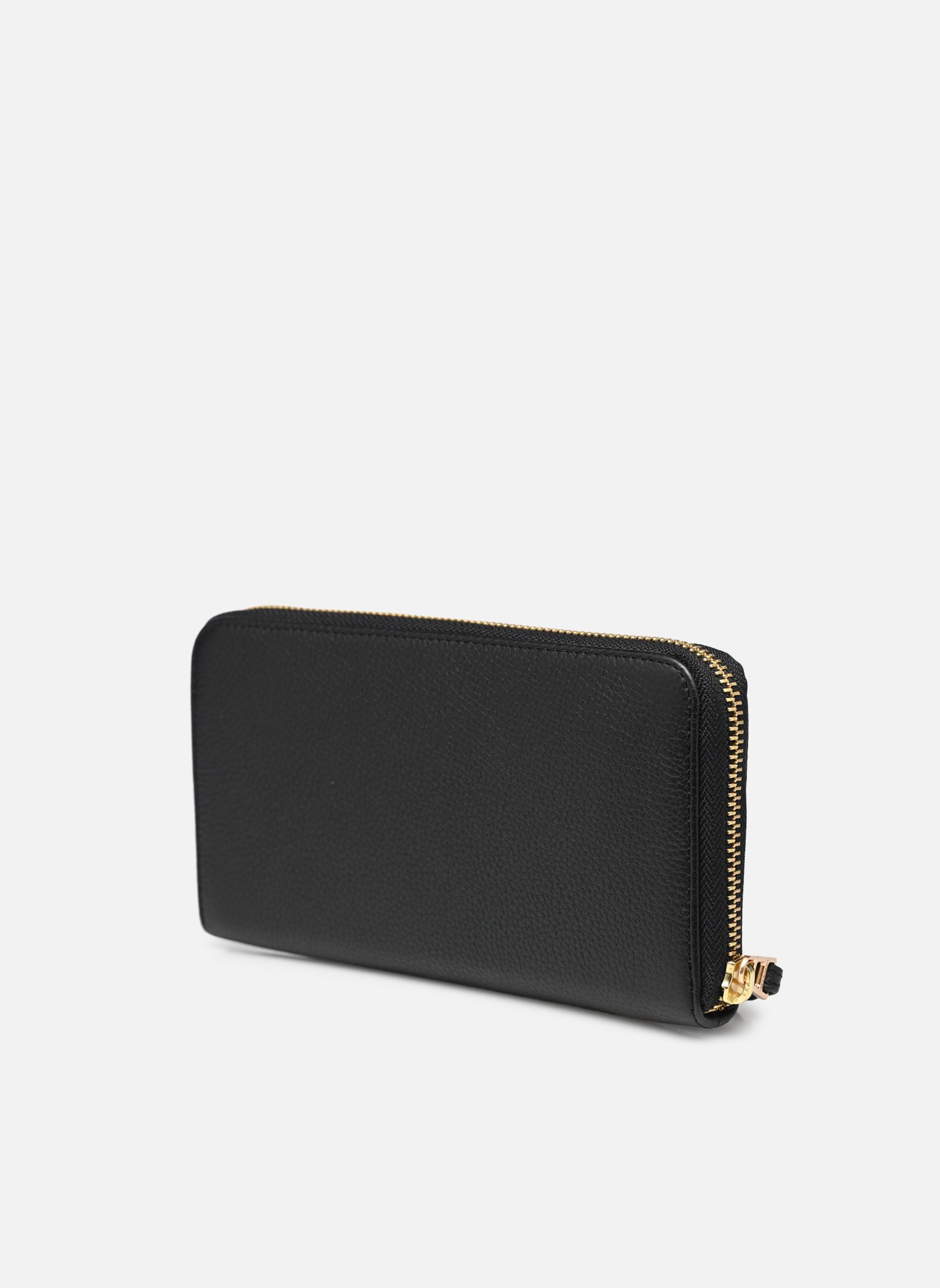 Portefeuilles Compagnon Grained Leather femme noir Zadig & Voltaire Portefeuilles Compagnon Grained Leather femme noir Noir Gold