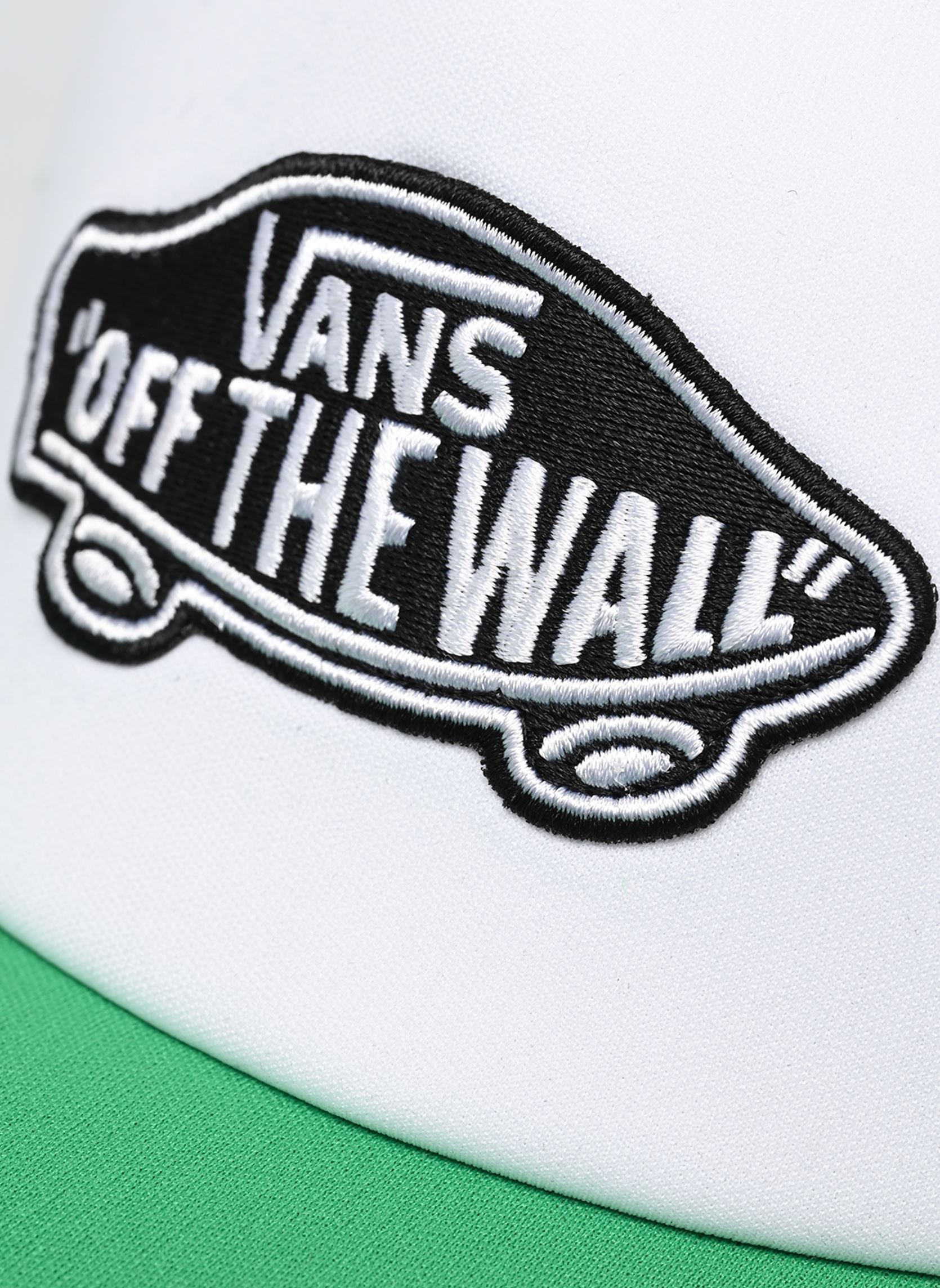 Casquettes Classic Patch curved Bill Trucker vert Vans Casquettes Classic Patch curved Bill Trucker vert VIVID VERDANT
