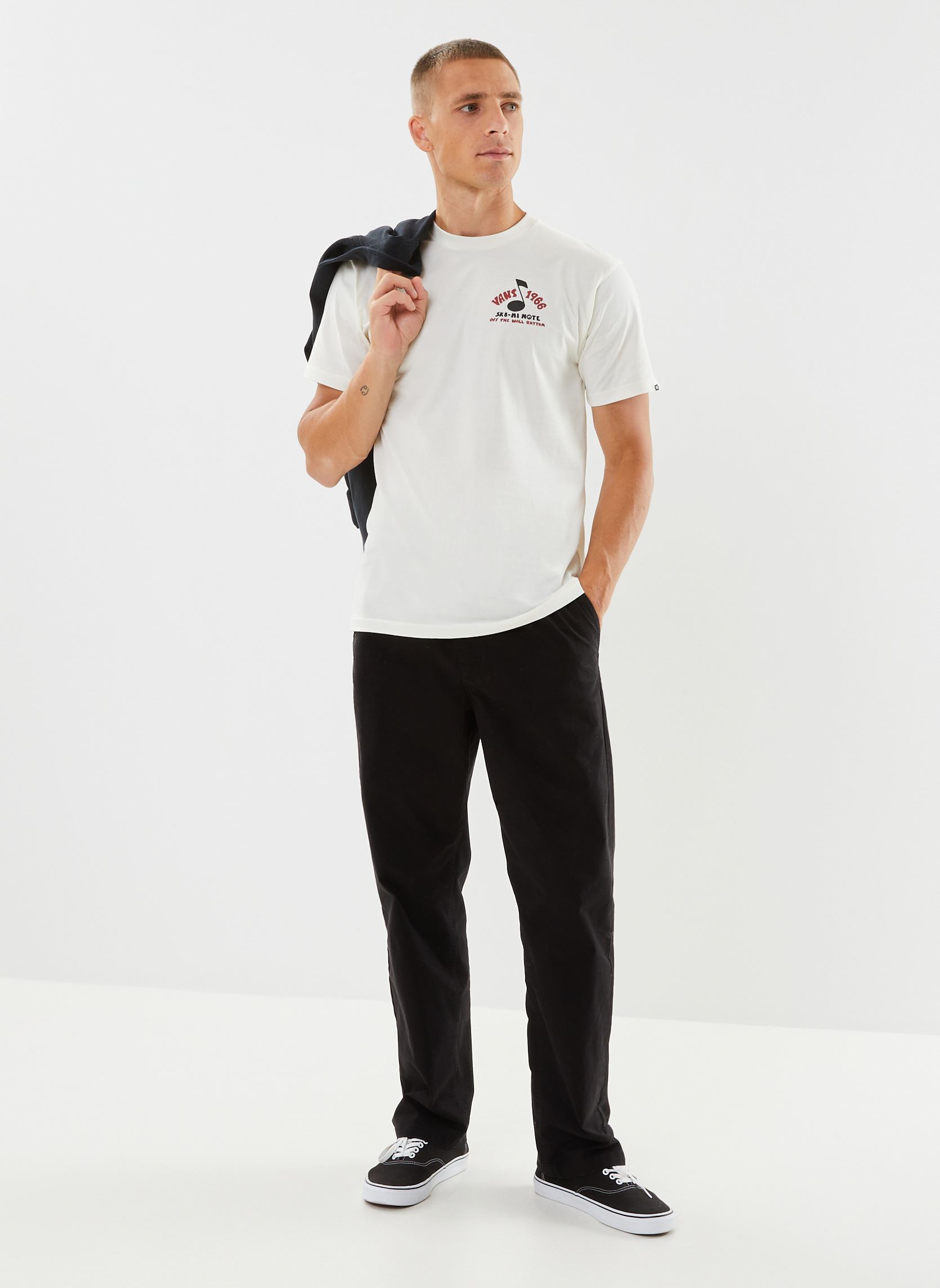Pantalons droits Mn Range Relaxed Elastic Pant homme noir Vans Pantalons droits Mn Range Relaxed Elastic Pant homme noir BLACK