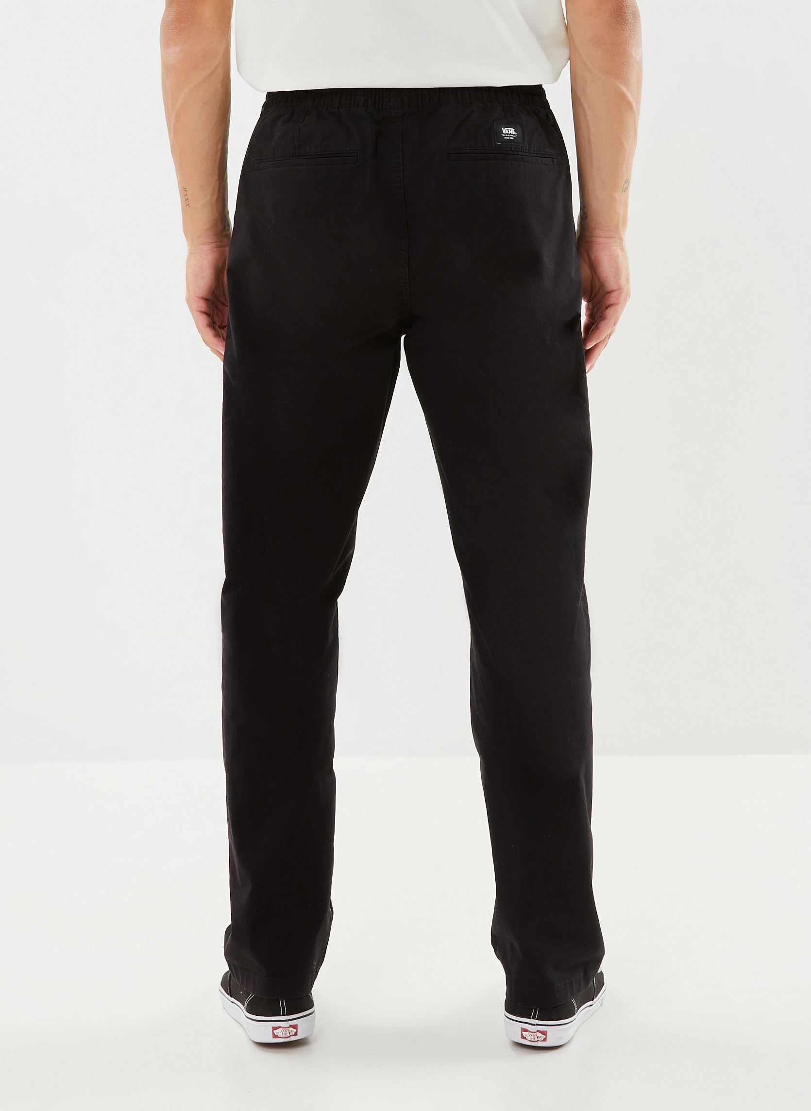 Pantalons droits Mn Range Relaxed Elastic Pant homme noir Vans Pantalons droits Mn Range Relaxed Elastic Pant homme noir BLACK