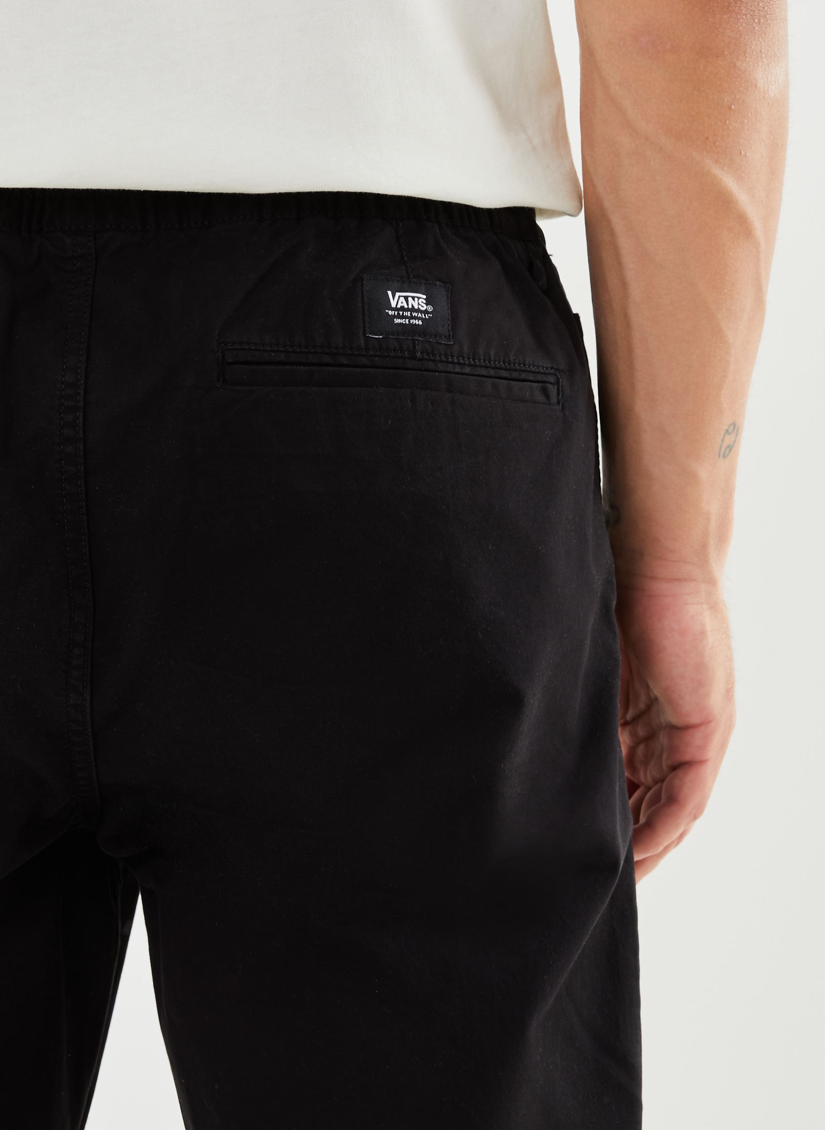 Pantalons droits Mn Range Relaxed Elastic Pant homme noir Vans Pantalons droits Mn Range Relaxed Elastic Pant homme noir BLACK