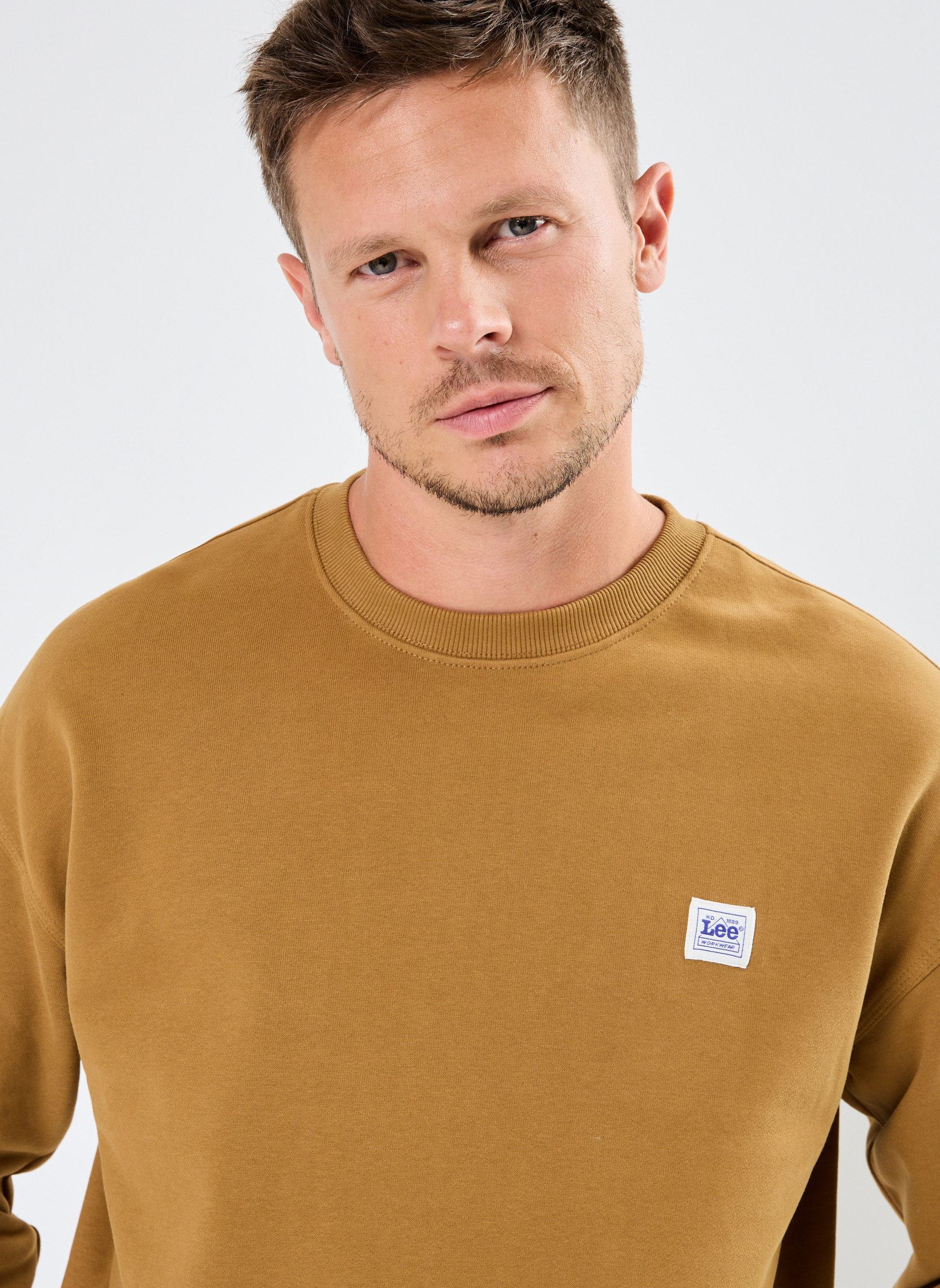 Sweatshirts WORKWEAR SWS heren geel Lee Sweatshirts WORKWEAR SWS heren geel GLAZED GINGER
