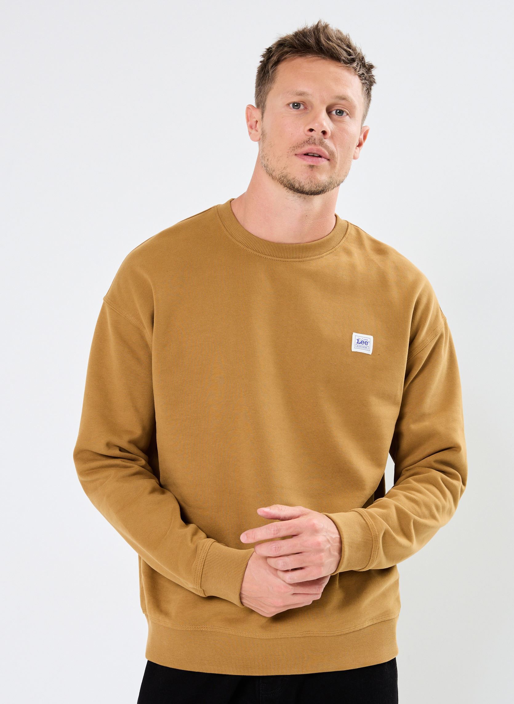 Sweatshirts WORKWEAR SWS heren geel Lee Sweatshirts WORKWEAR SWS heren geel GLAZED GINGER
