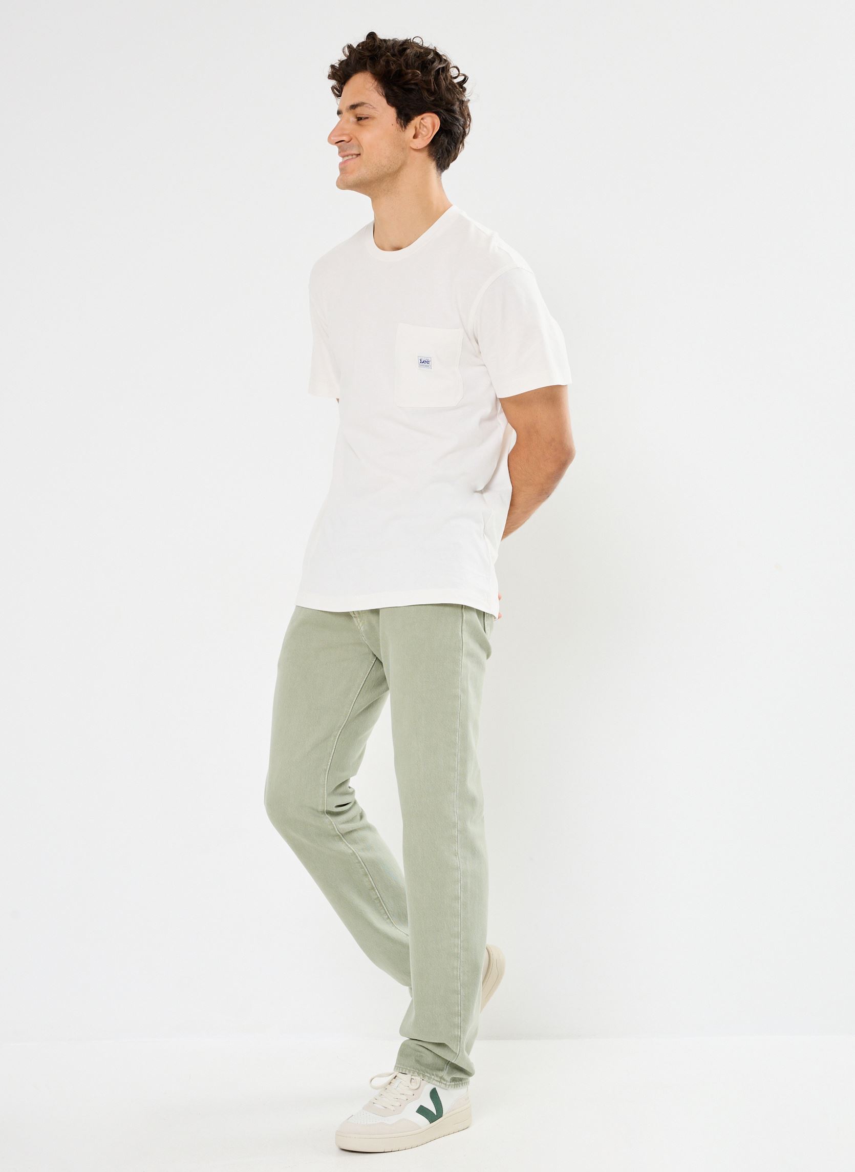 Tee-shirts manches courtes WW POCKET TEE homme blanc Lee Tee-shirts manches courtes WW POCKET TEE homme blanc ECRU