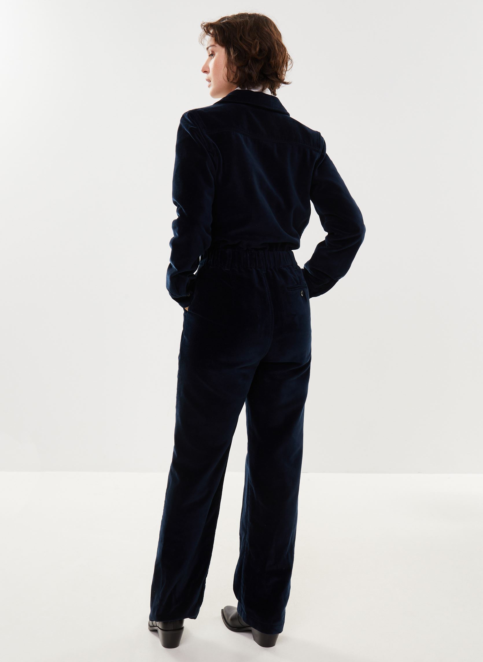 Jumpsuits Orelie TVP01 Plain damen blau Leon & Harper Jumpsuits Orelie TVP01 Plain damen blau BLACK IRIS